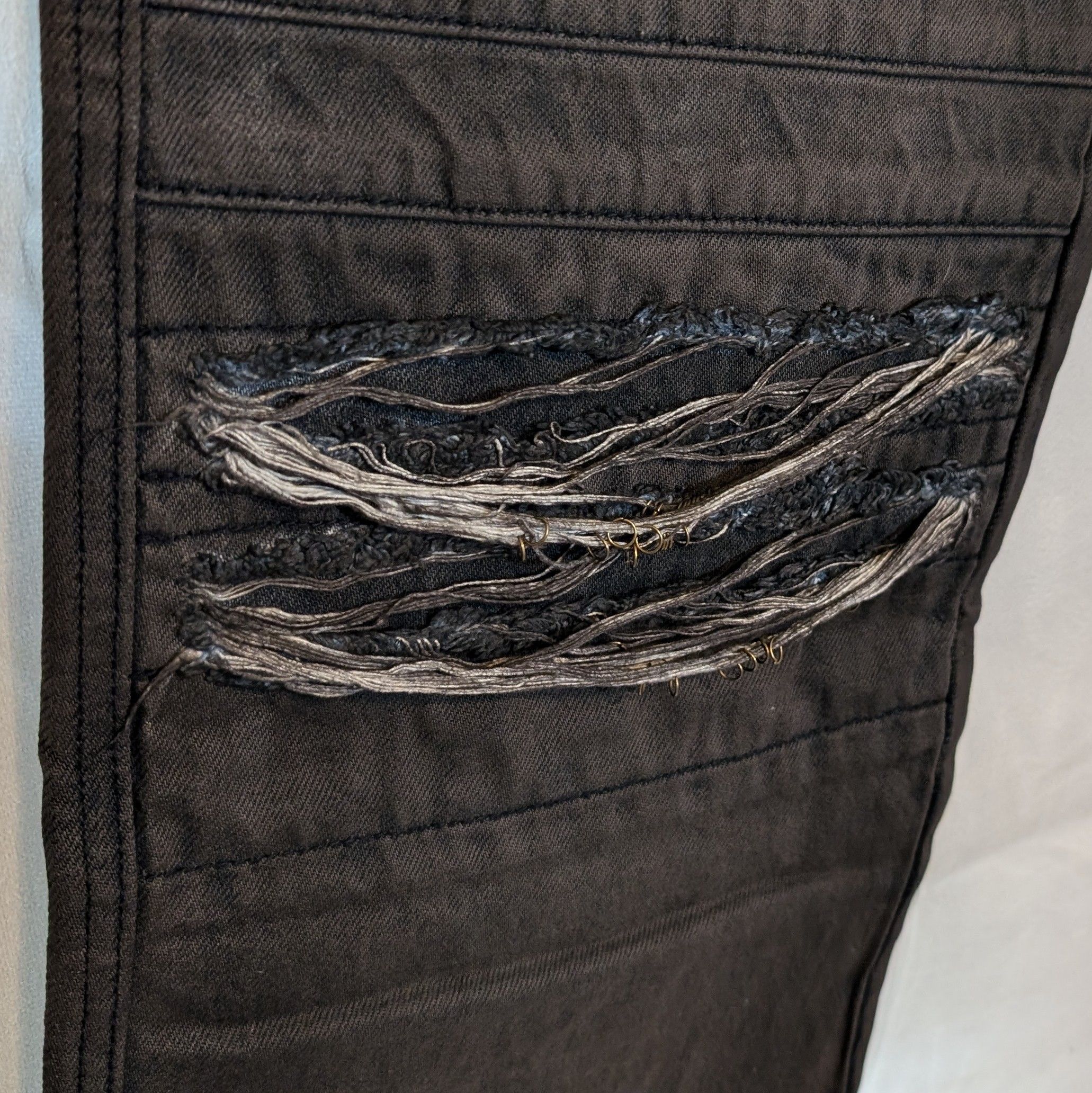 Other warpaint.xyz BRISTOL, DISTRESSED DENIM Size US 30 / EU 46 - 3 Thumbnail