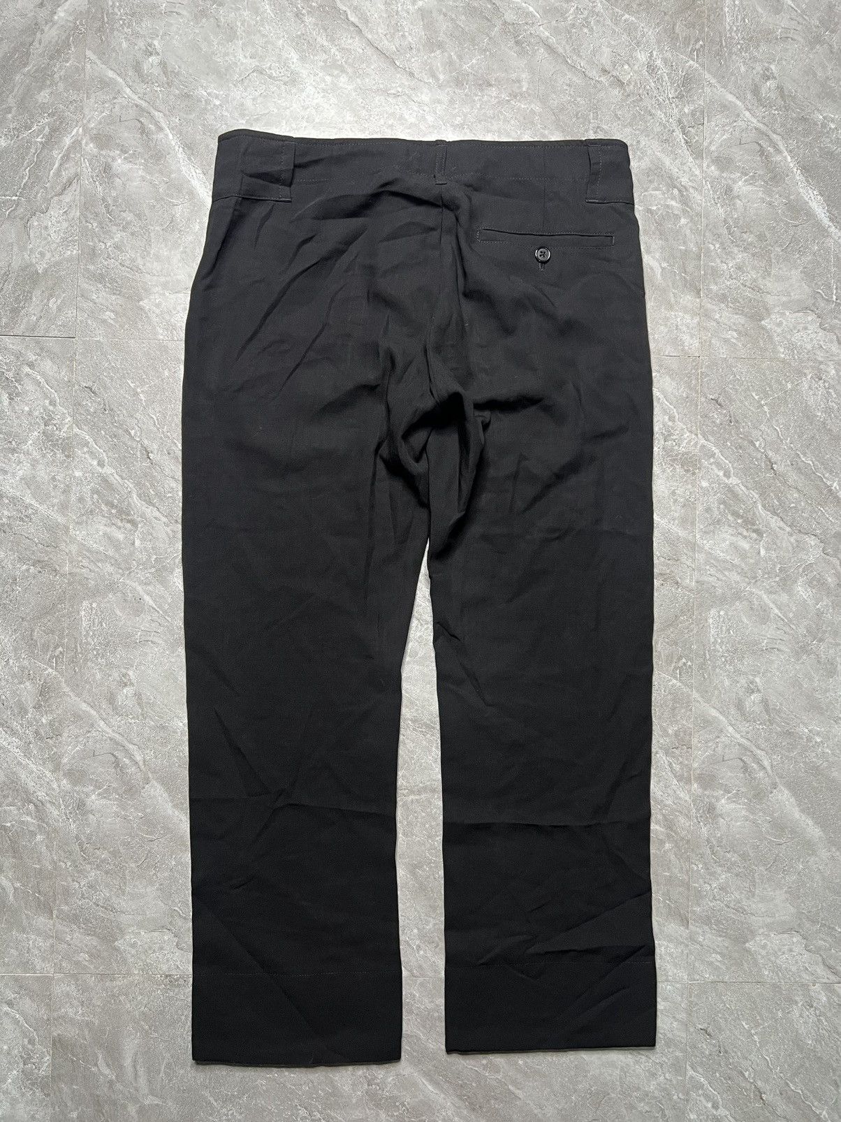 Ann Demeulemeester Ann demeulemeester Wool Cropped Pants Size 26" / US 2 / IT 38 - 2 Thumbnail