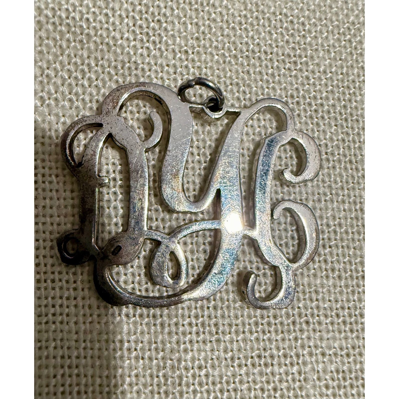 Other Vintage Monogram Sterling Silver 925 Pendant Authentic Size ONE SIZE - 1 Thumbnail