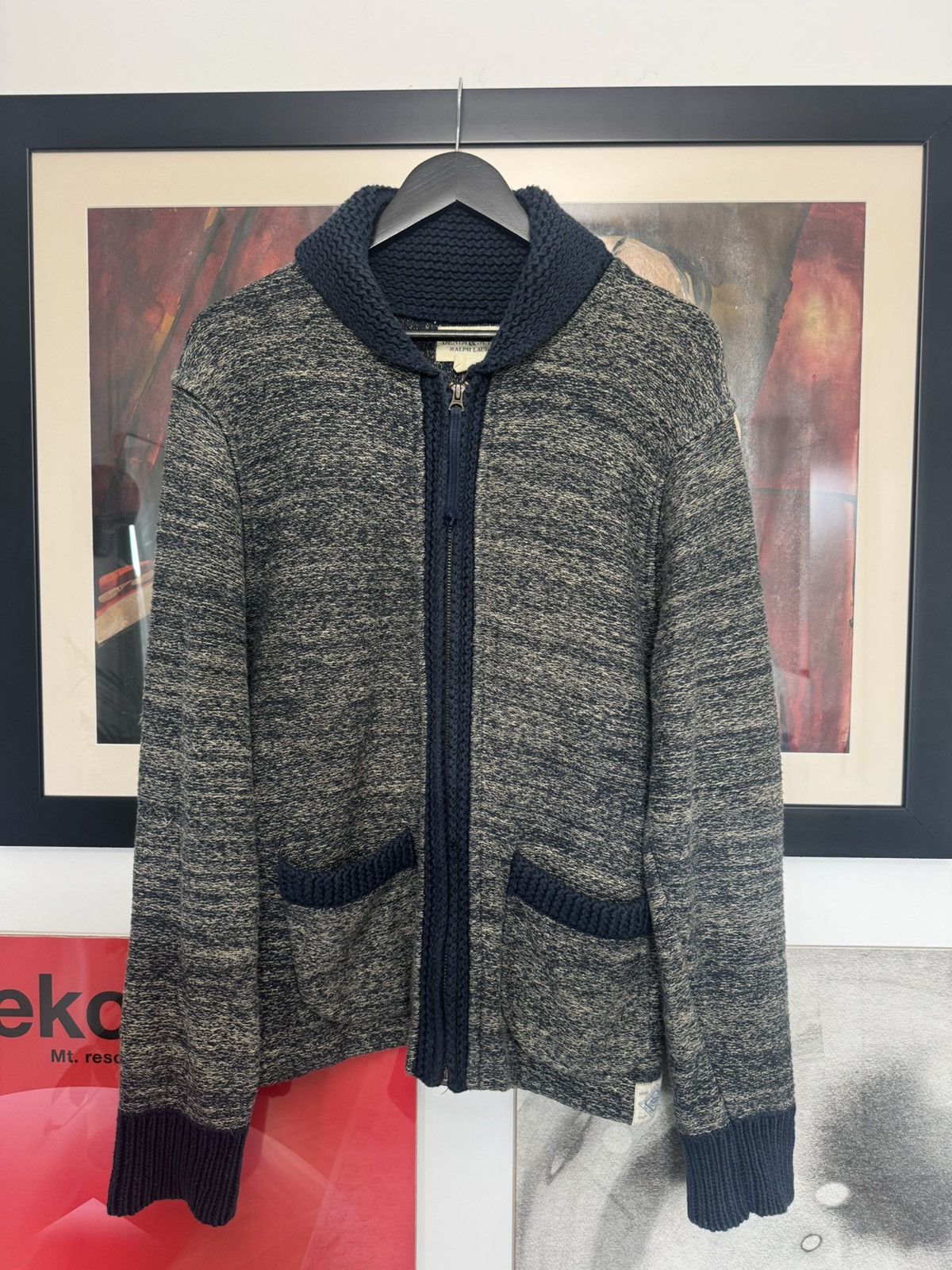 Ralph Lauren Ralph Lauren Denim Supply Zip Sweater Knit Rare Casual Hype Size US L / EU 52-54 / 3 - 1 Thumbnail