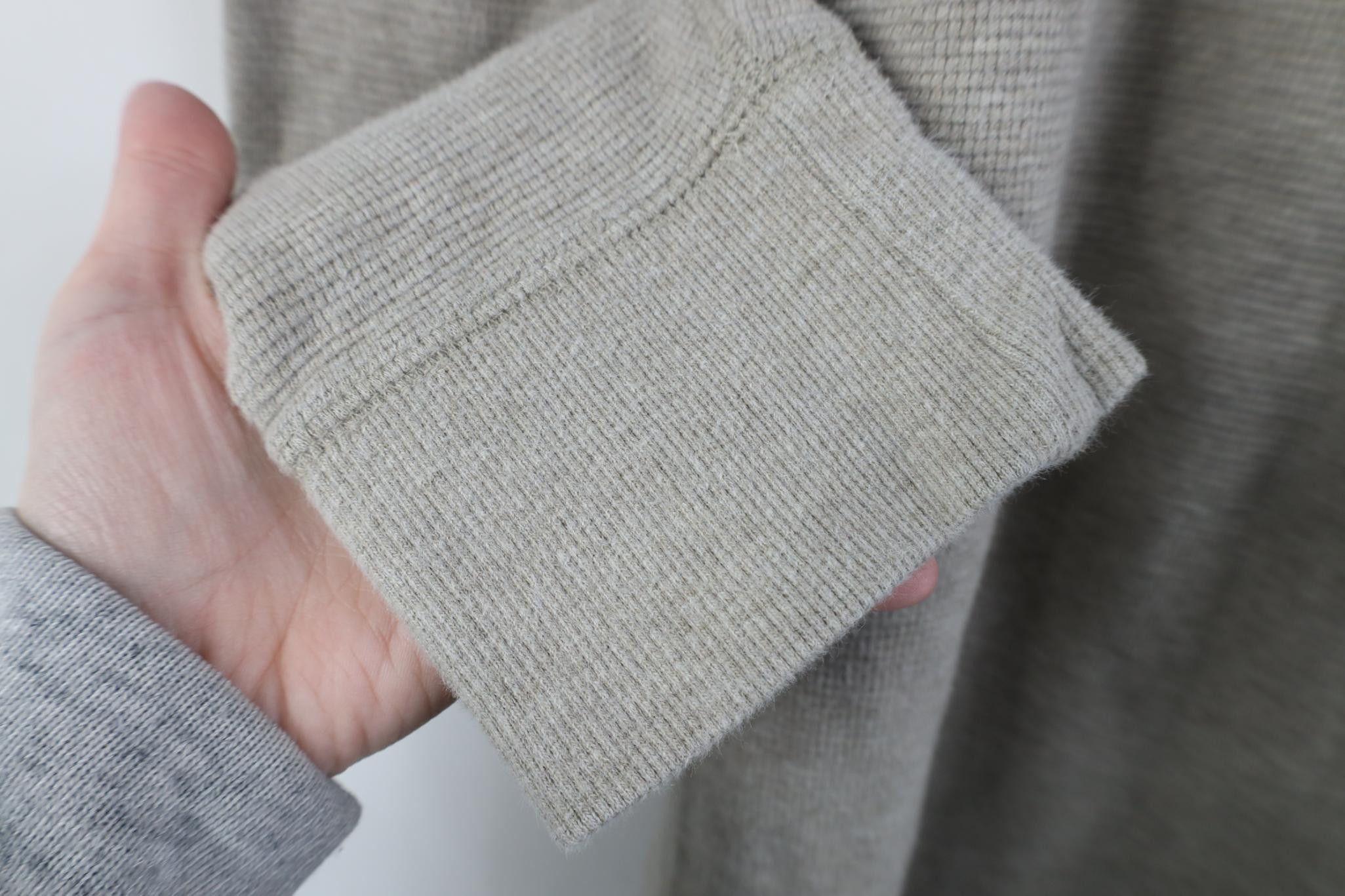 Eddie Bauer Vintage Eddie Bauer Waffle Knit long Sleeve Henley T-Shirt Size US L / EU 52-54 / 3 - 6 Thumbnail