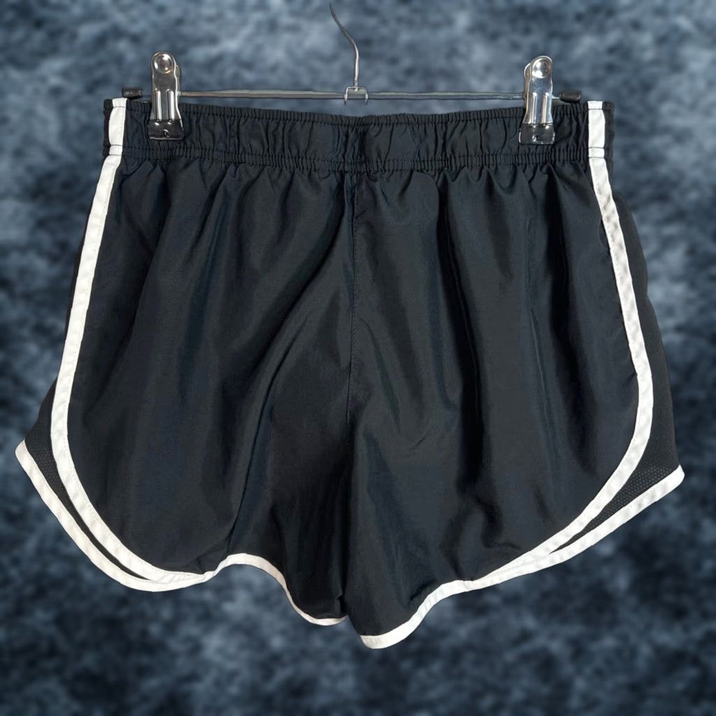 Nike Nike Shorts Dri-Fit Running Lined Drawstring Black White Small Womens Size 28" / US 6 / IT 42 - 1 Thumbnail