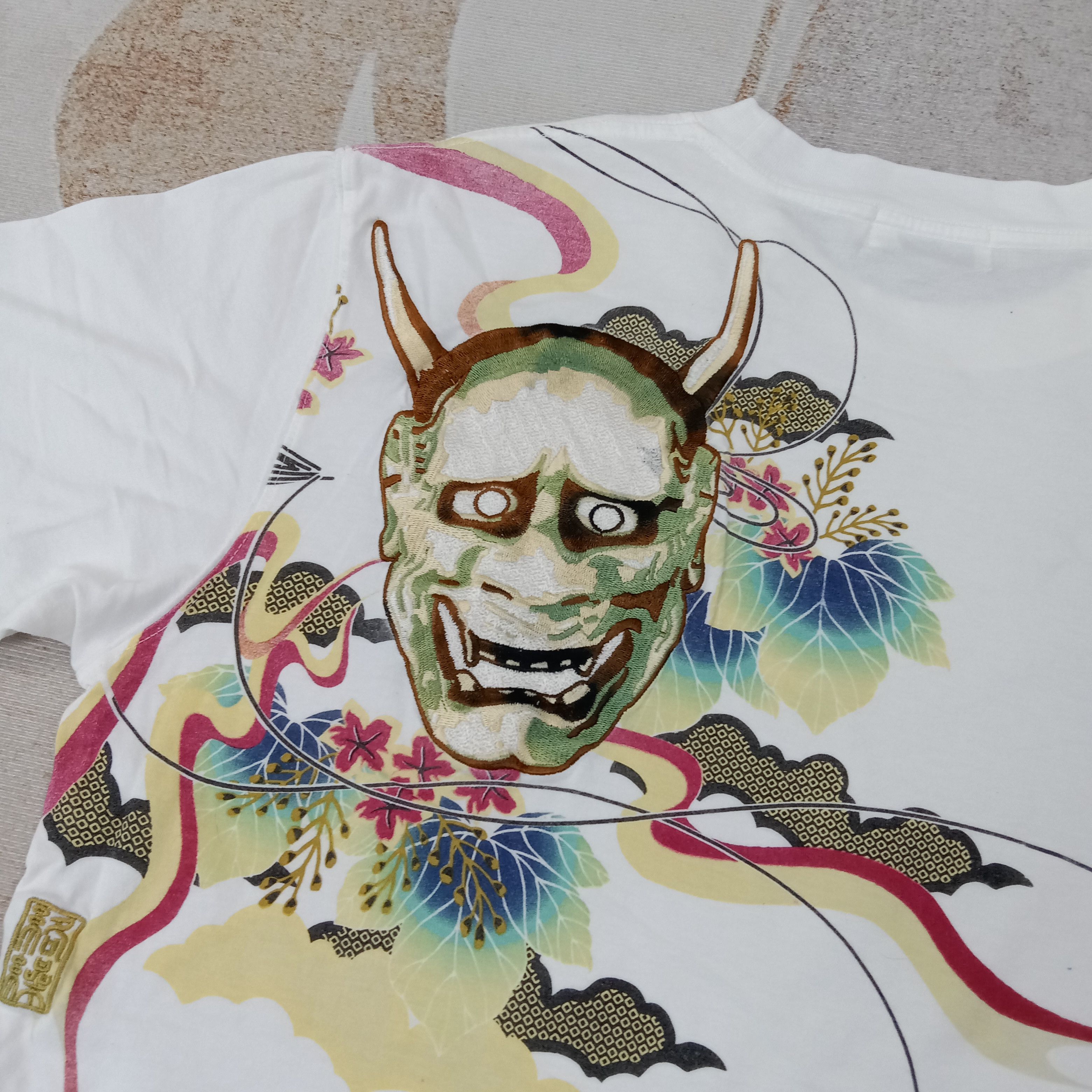 Karakuri Tamashii Karakuri Tamashii Embroidery Tshirt C259N78 Size US L / EU 52-54 / 3 - 2 Thumbnail