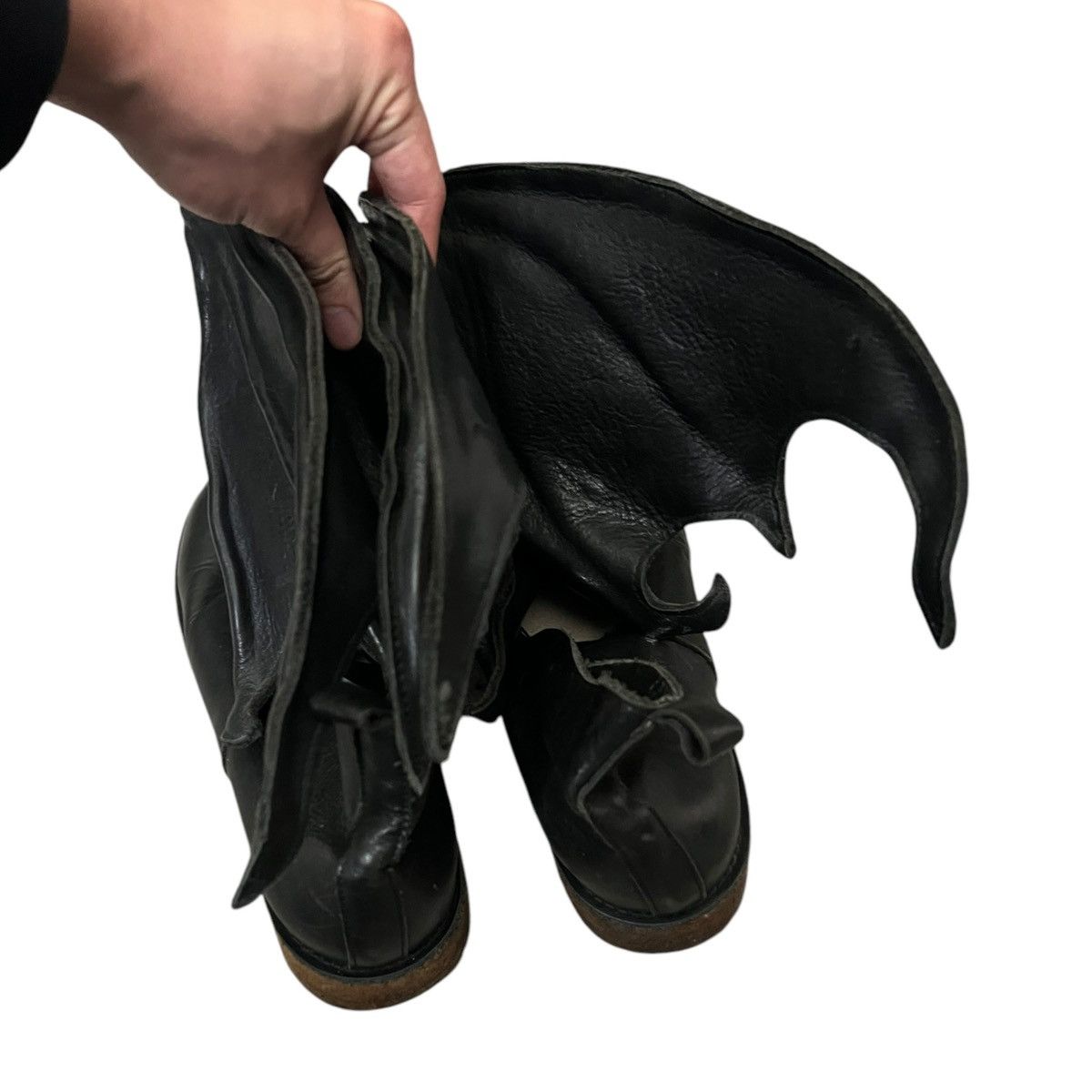 Japanese Brand Biopolitic batwing creeper boots Size US 9 / EU 42 - 4 Thumbnail