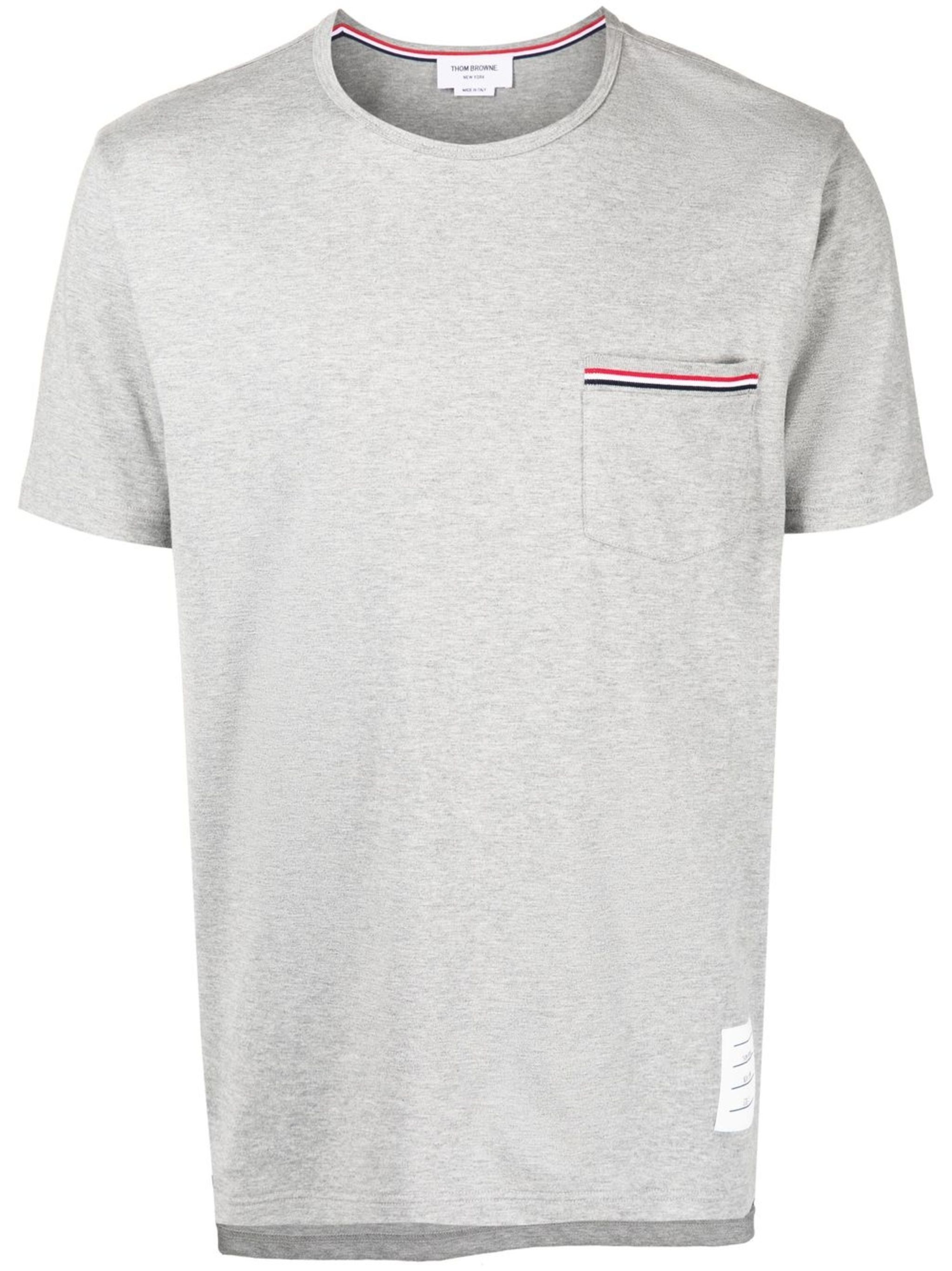 Thom Browne o1s22i1n1124 Crewneck T-Shirt in Grey Size US XL / EU 56 / 4 - 1 Thumbnail