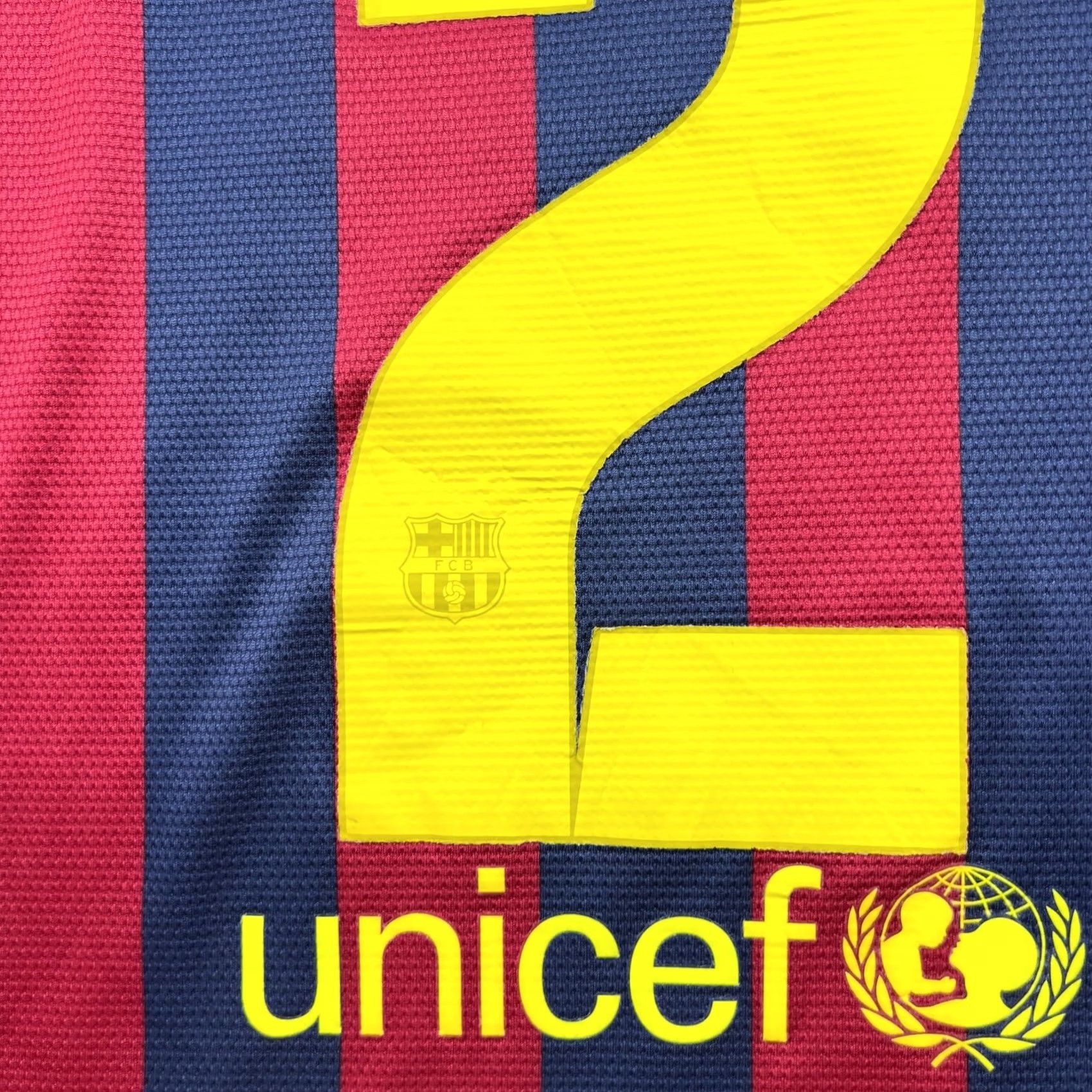 Nike Nike Barcelona 2013 2014 Home Dani Alves #2 Mens XS Shirt Football Jersey Nike Size US XS / EU 42 / 0 - 5 Thumbnail