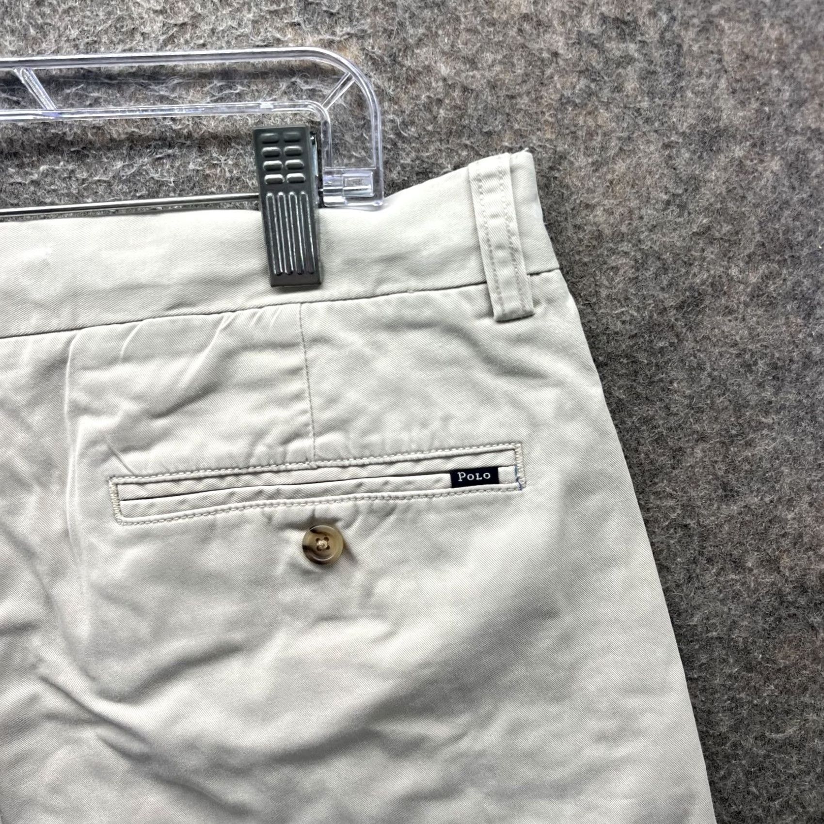 Polo Ralph Lauren Polo Ralph Lauren Shorts Mens 32 Beige Stretch Classic Fit Chino Casual 9 Inseam Size US XS / EU 42 / 0 - 6 Thumbnail