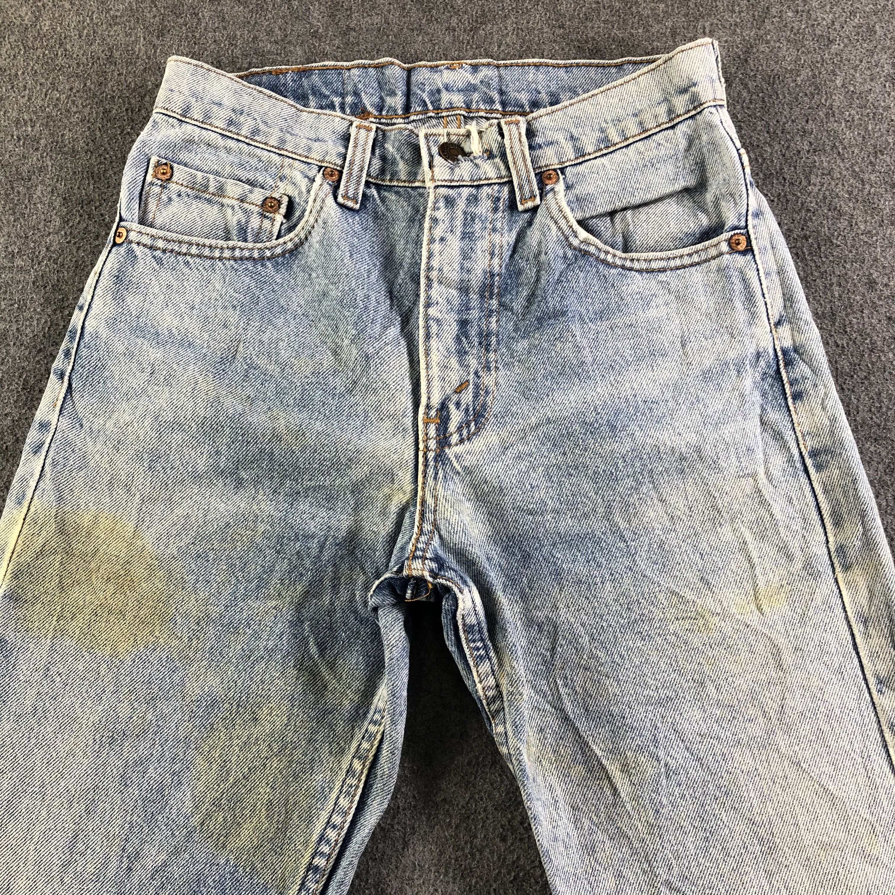 Levi's 90s Vintage Light Wash Levis 505 Jeans-J3883 Size 26" / US 2 / IT 38 - 3 Thumbnail