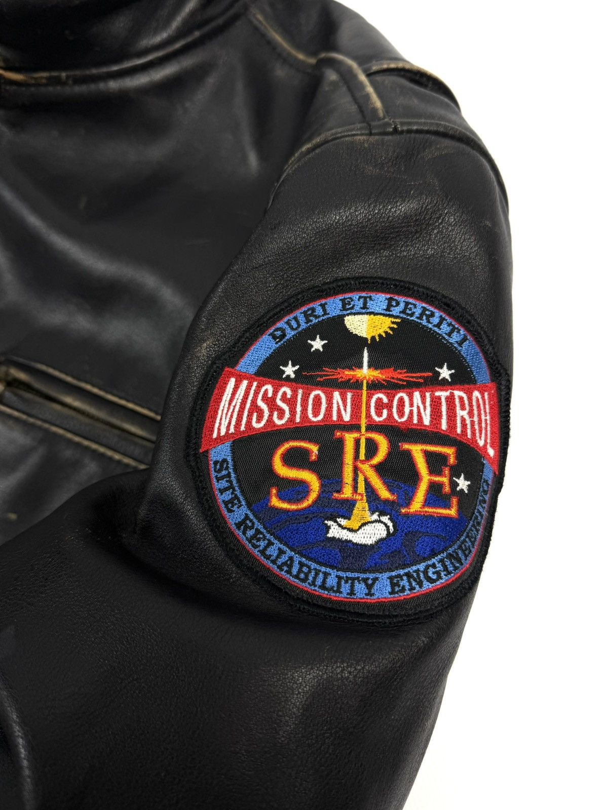 Golden Bear Golden Bear Vintage Lodi Leather Moto Jacket Mission Control Size US L / EU 52-54 / 3 - 12 Thumbnail