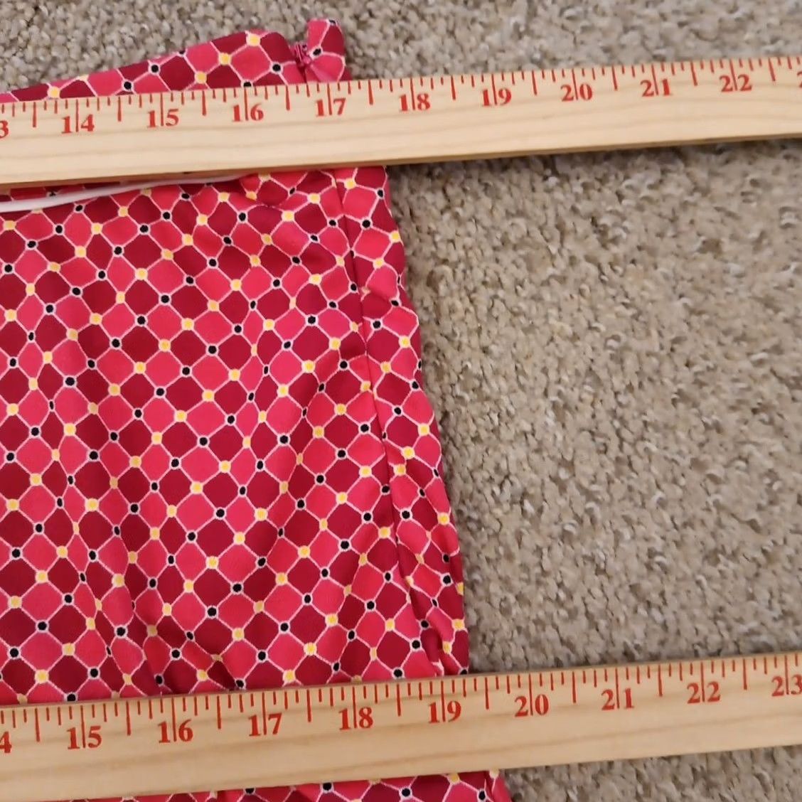 Pinko Tehama Skort Short A-Line Zip Pink Polyester 8 Womens Size 30" / US 8 / IT 44 - 3 Thumbnail