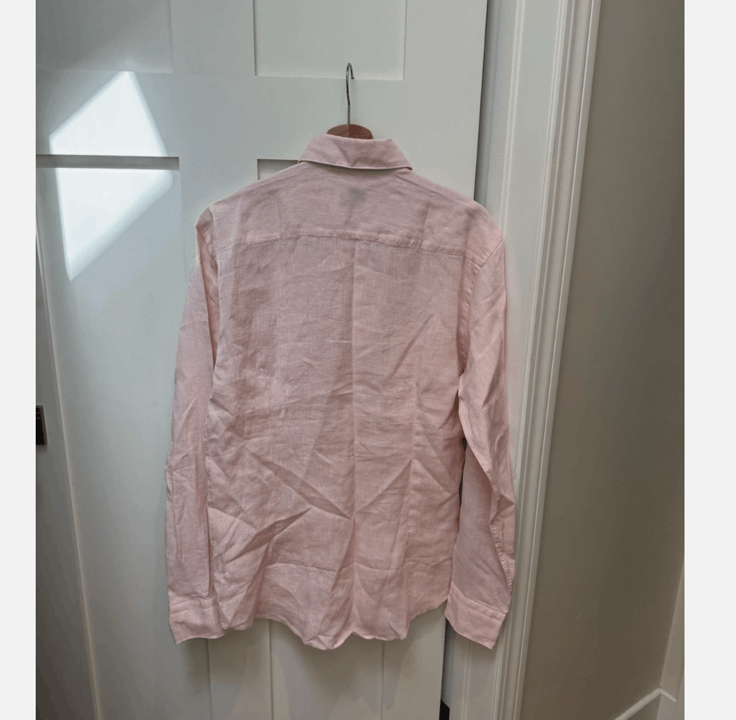 Eton Eton Men's NWT Long Sleeve Linen Button up shirt 39 or 15.5 Size US M / EU 48-50 / 2 - 5 Thumbnail