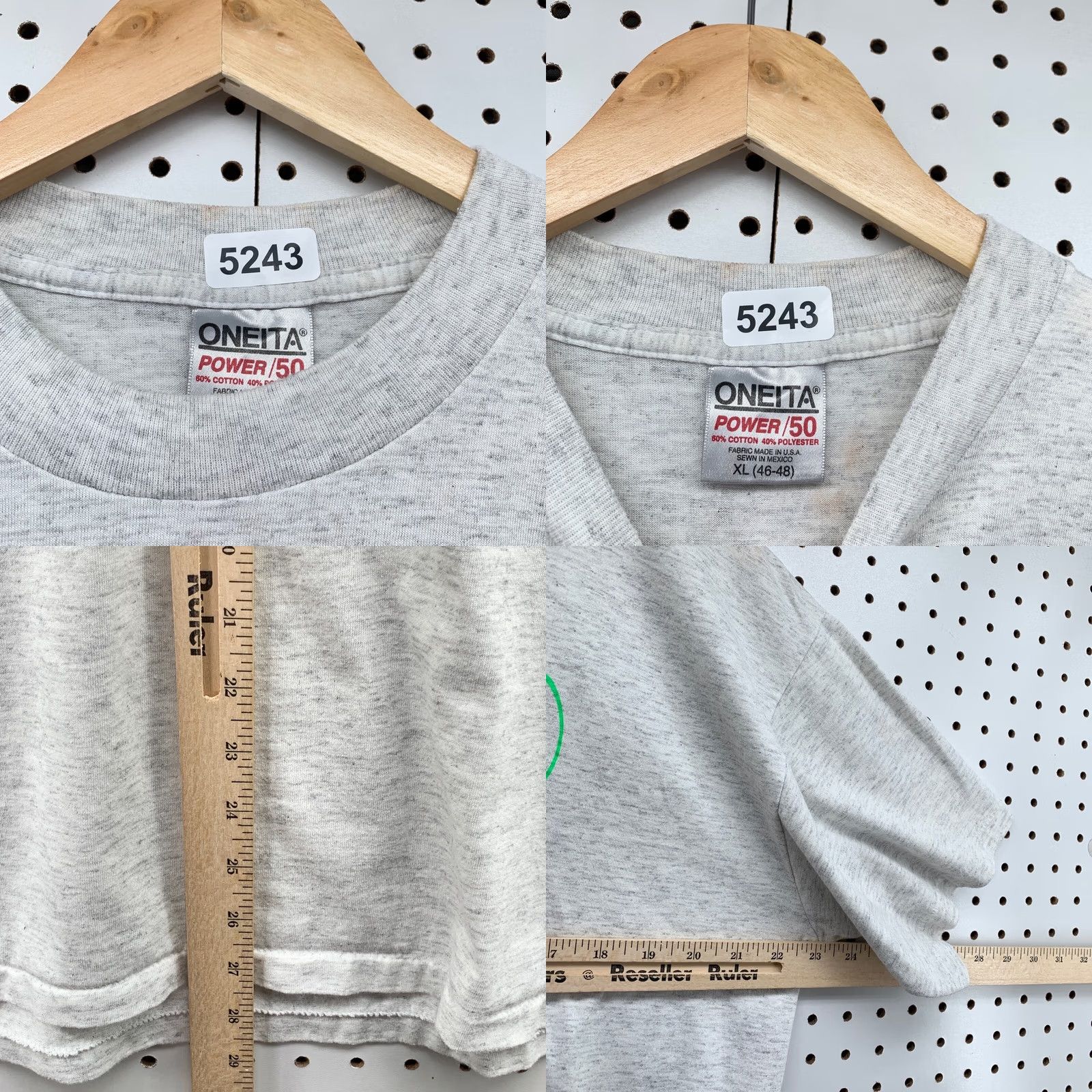 Vintage VINTAGE 90s Concord Singer Shirt Mens XL Gray Single Stitch Oneita USA Size US XL / EU 56 / 4 - 8 Thumbnail