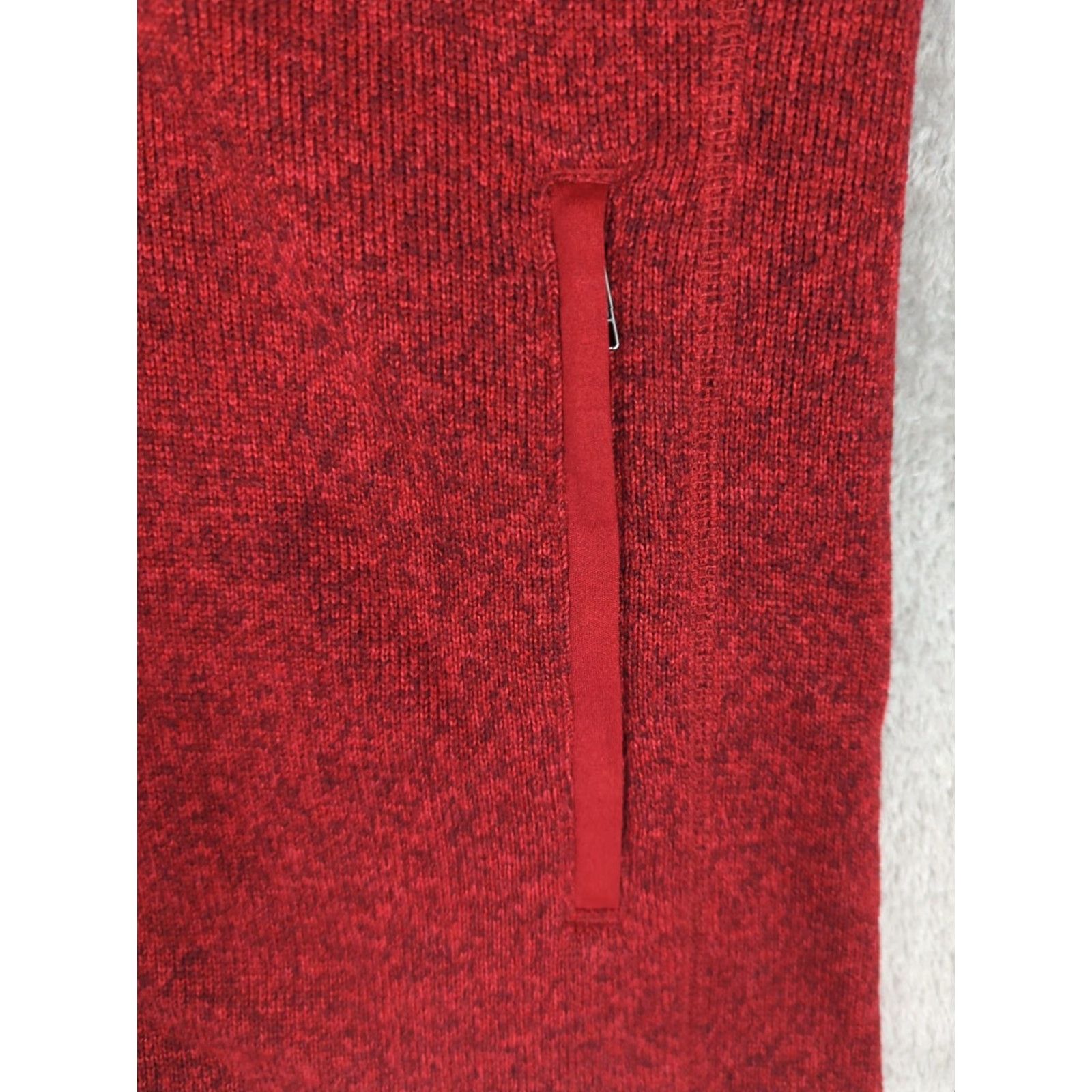 Patagonia Patagonia Better Sweater Vest Mens M Heather Red Full Zip Stand-Up Collar Pockets Outdoor Hiking Camping Vest Size US M / EU 48-50 / 2 - 3 Thumbnail