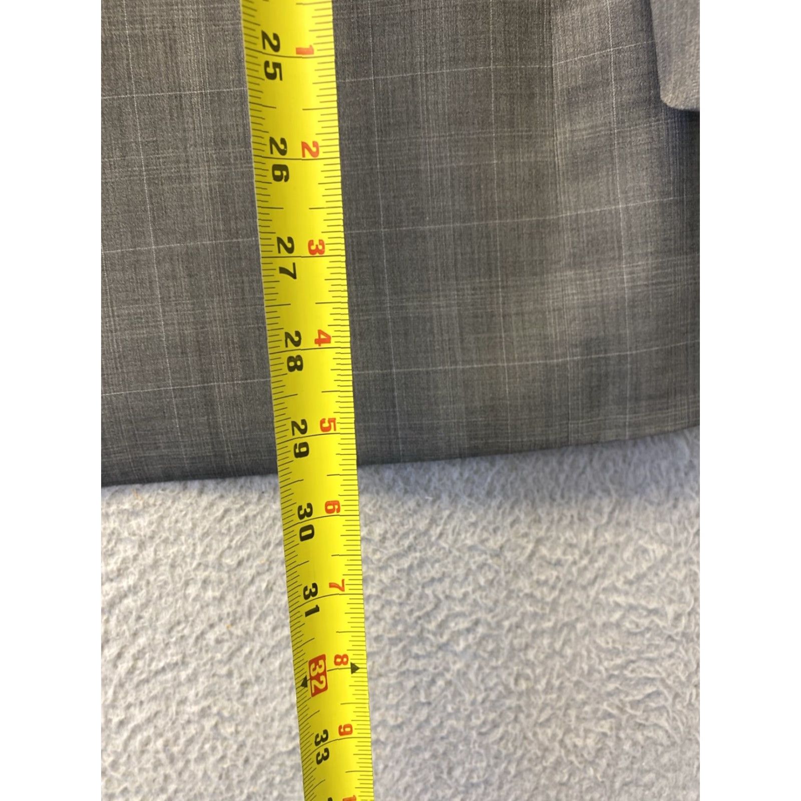 Calvin Klein Calvin Klein mens blazer 44 gray plaid 2bt jacket sport coat Size 44R - 5 Thumbnail
