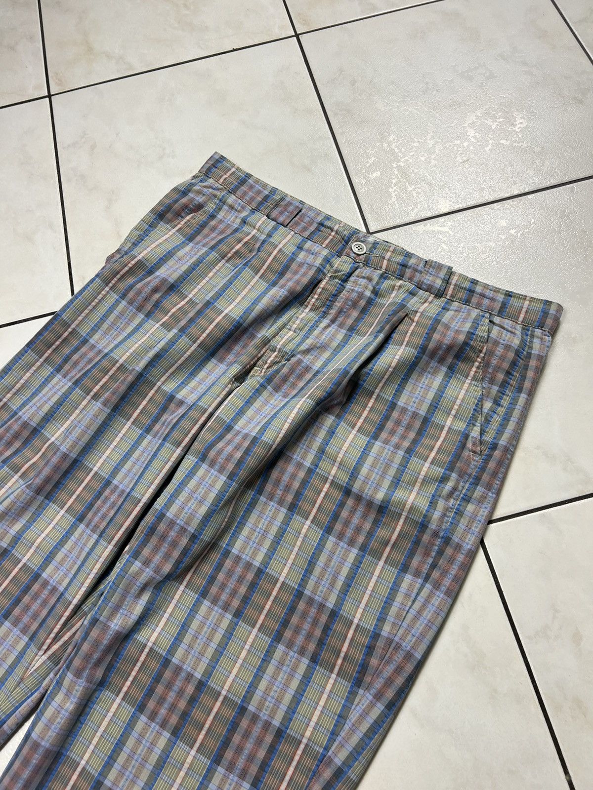 Levi's Vintage Levi’s CIVVY Street classic check seersucker pants Size US 34 / EU 50 - 8 Thumbnail