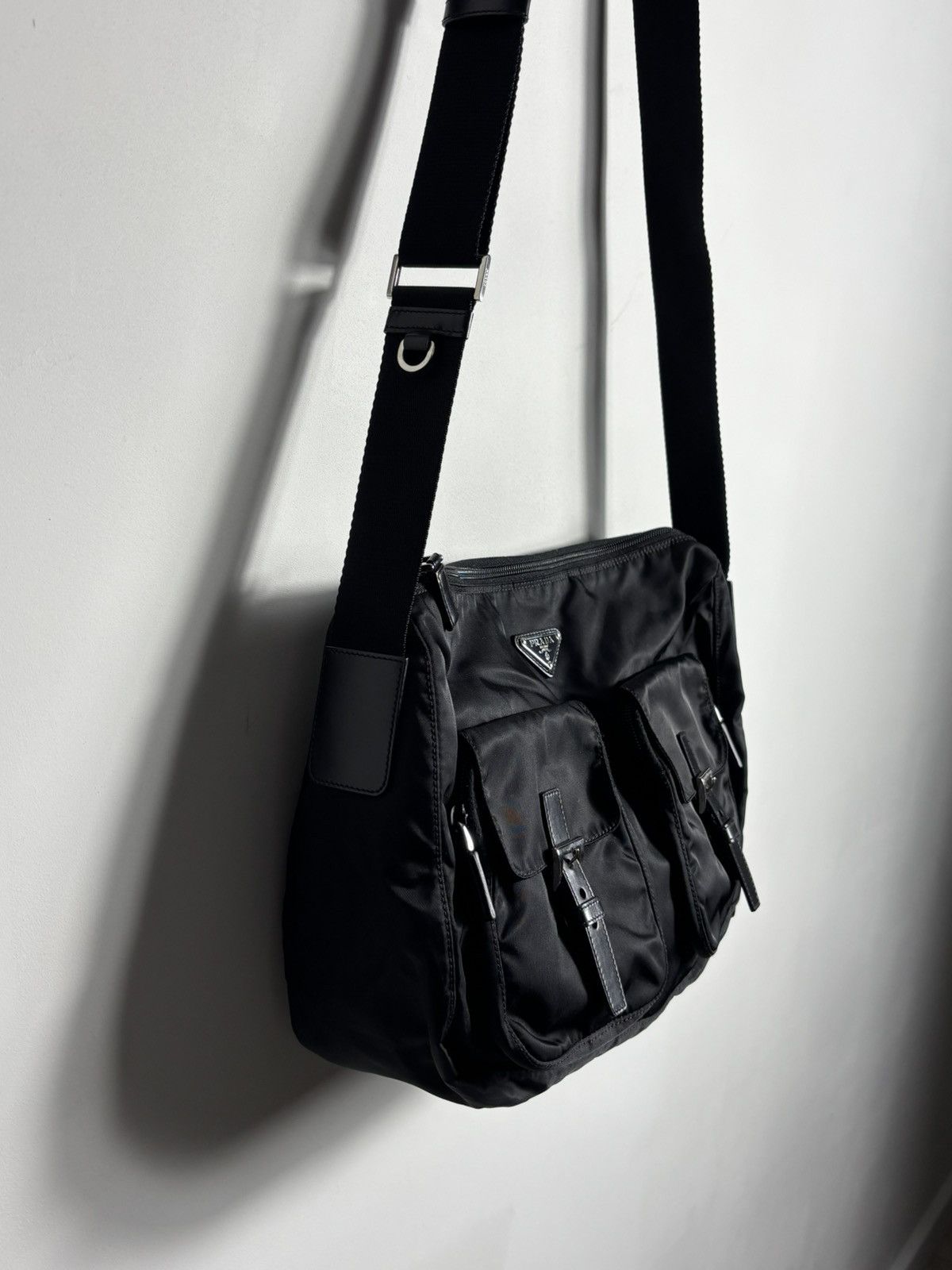 Prada Vintage Prada Cargo Satchel Nylon Bag Size ONE SIZE - 5 Thumbnail