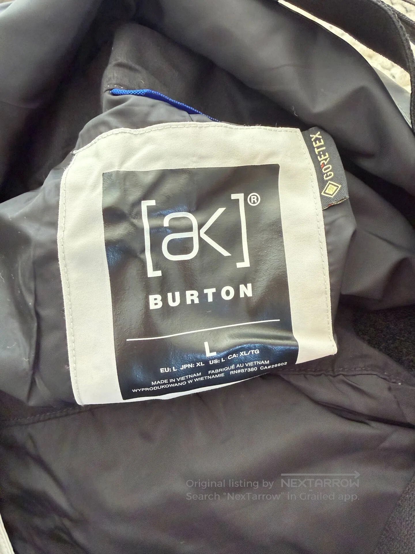 Burton burton 2L AK cyclic bib snow pants. Size US 34 / EU 50 - 9 Thumbnail