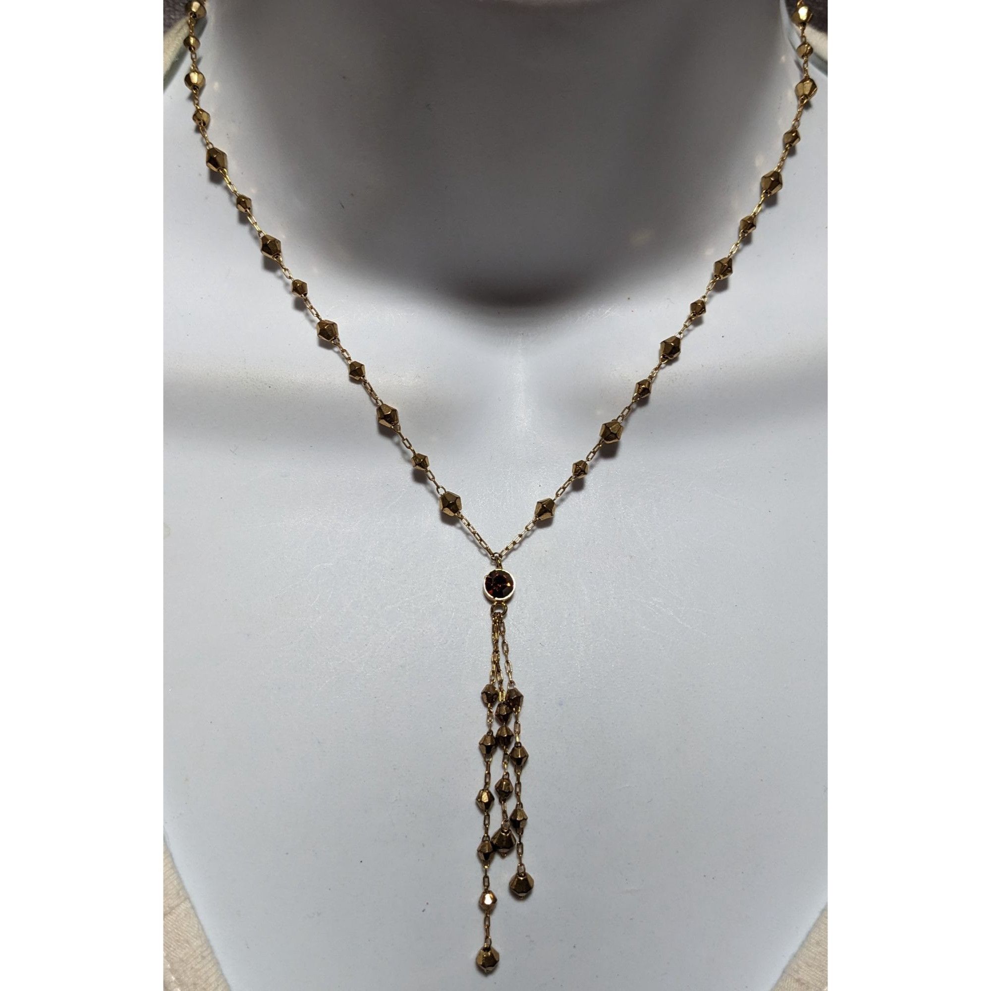 Other Y2K Icing Gold Beaded Tassel Necklace Size ONE SIZE - 1 Thumbnail