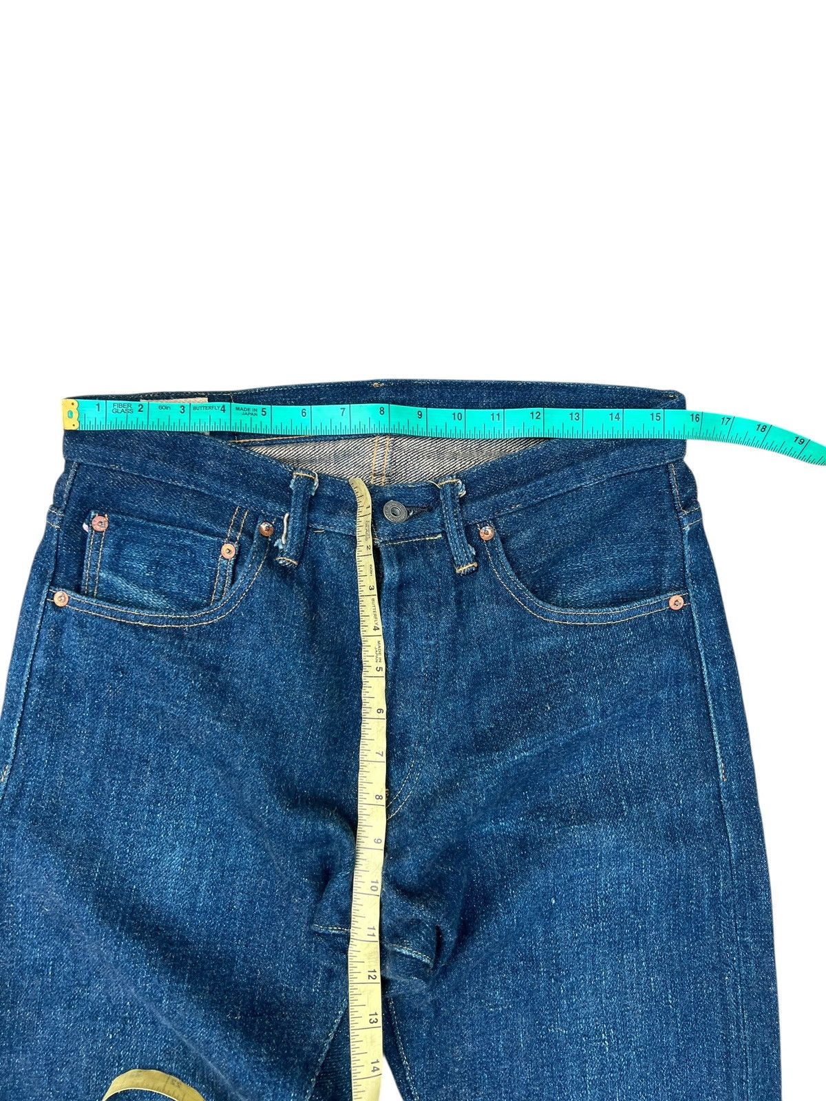 Oni 20oz Oni ONI-679ZR Secret Denim Selvedge Slim Tapered Jeans Size US 30 / EU 46 - 6 Thumbnail