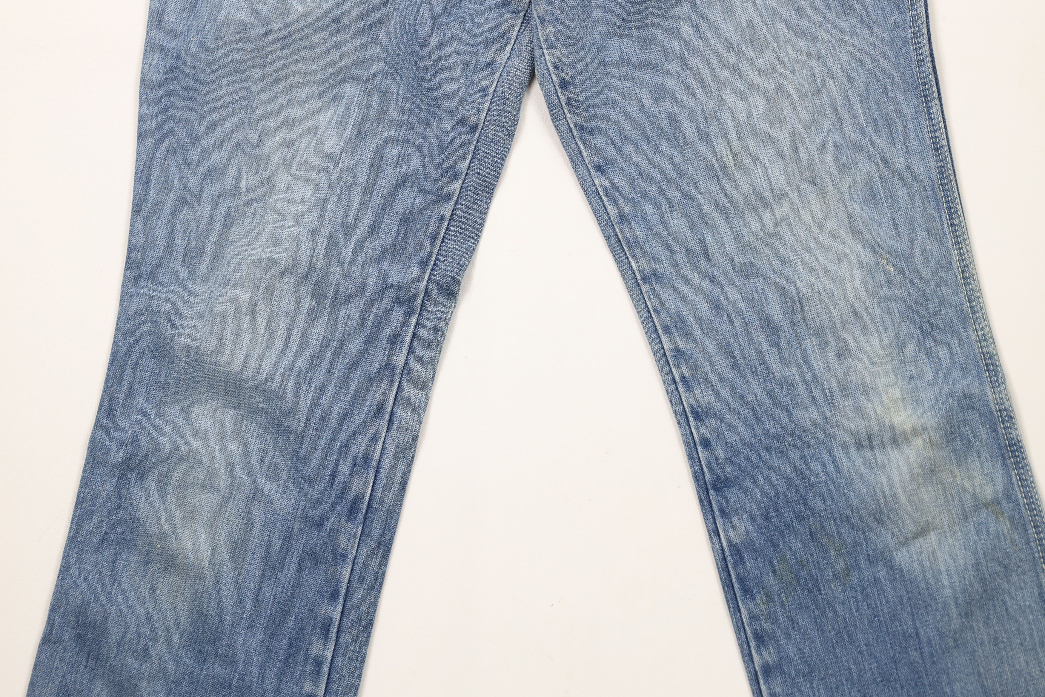 Vintage Vintage 90s Streetwear Flared Denim Jeans Blue Cotton Size 32" / US 10 / IT 46 - 3 Thumbnail