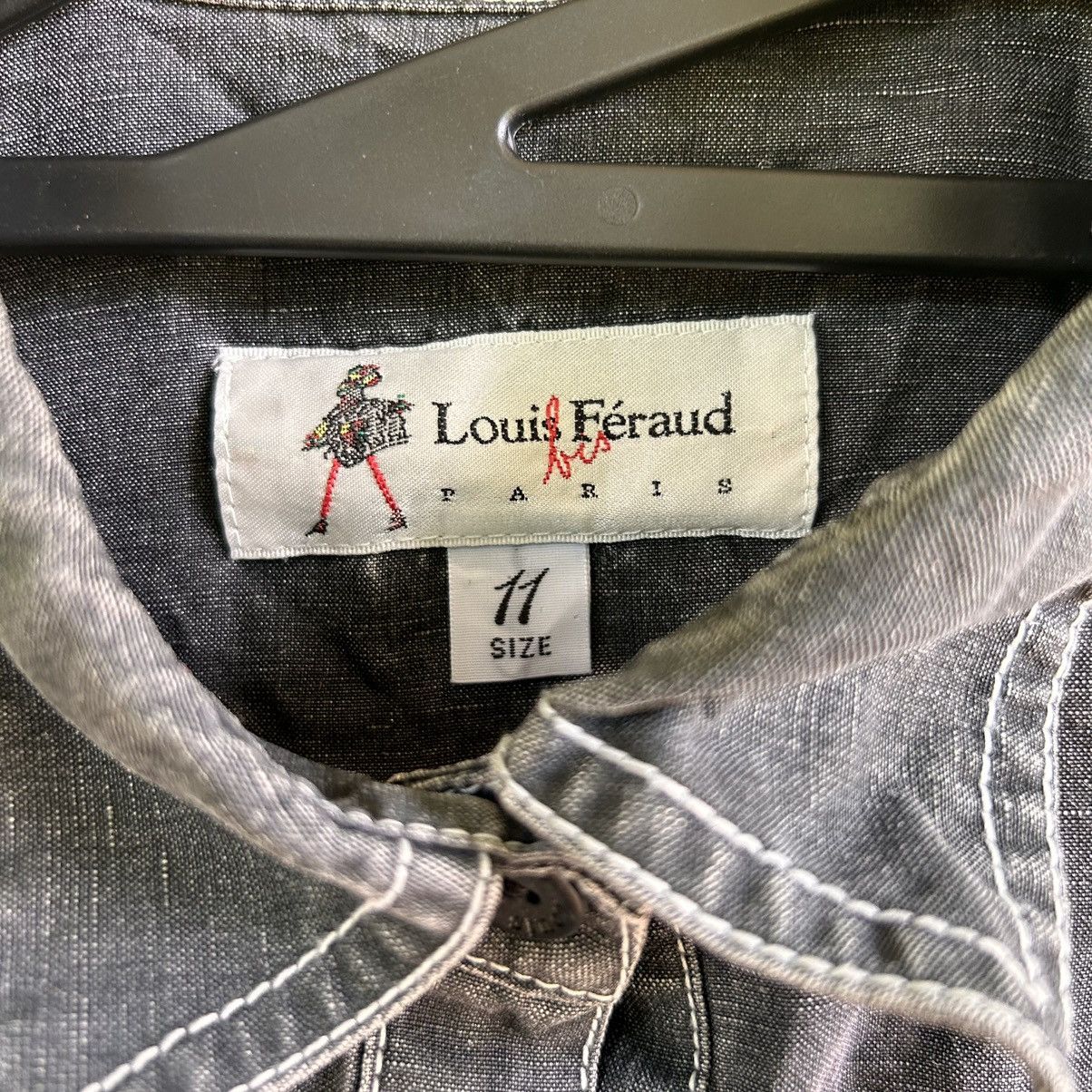 Japanese Brand Vintage Louis Féroud Paris Designer Button Down Shirt Size M / US 6-8 / IT 42-44 - 6 Thumbnail