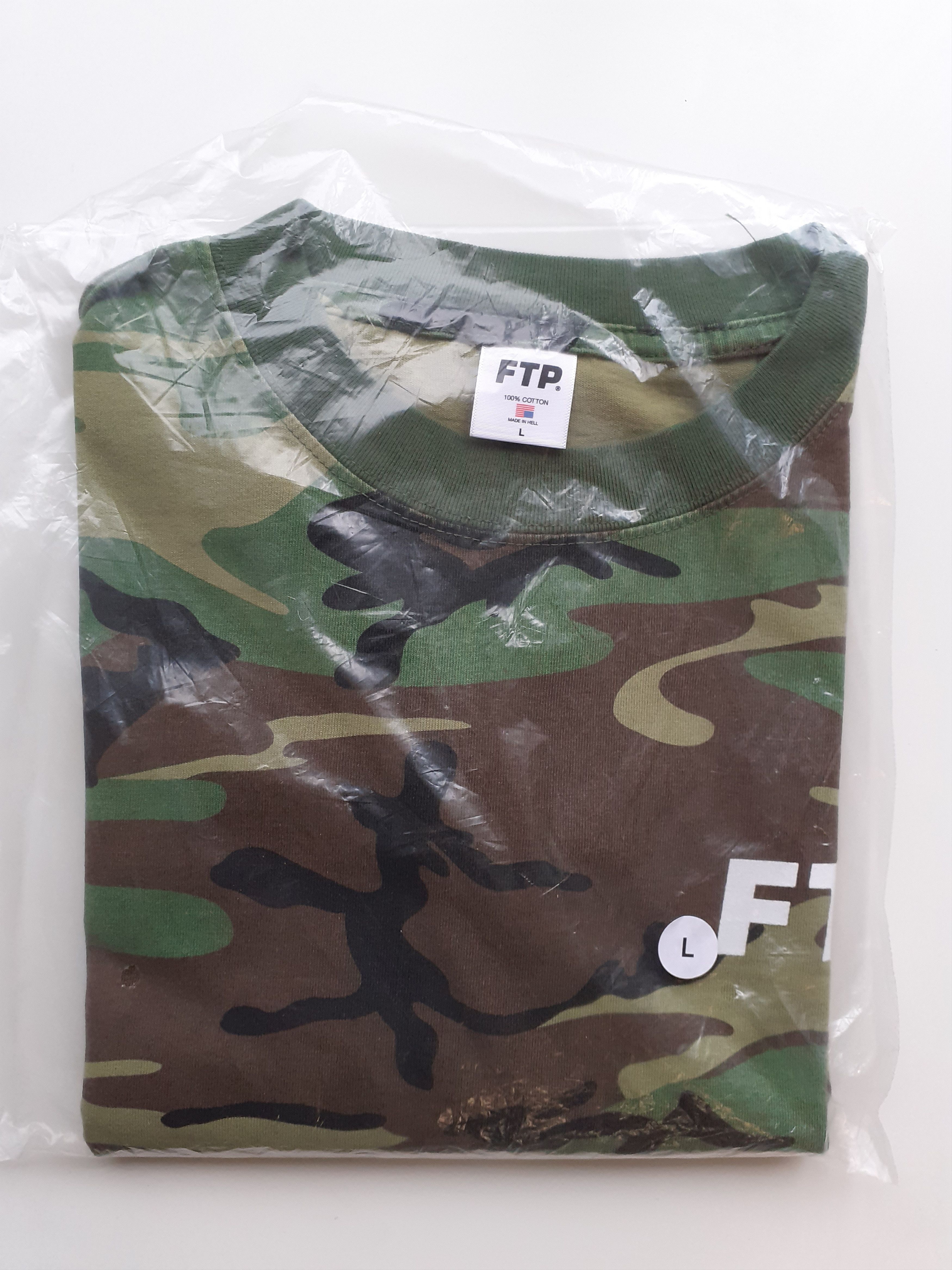 Fuck The Population FTP LOGO TEE (WOODLAND CAMO) Size US L / EU 52-54 / 3 - 2 Thumbnail