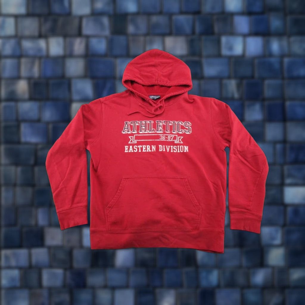 Aeropostale VINTAGE Aeropostale Pullover Hoodie Hoodie Men size M Red 90s Sports Grunge Casual Hooded Size US M / EU 48-50 / 2 - 1 Thumbnail