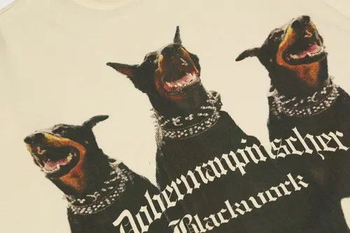 VIBE Doberman Print Graphic T Shirt Size US XL / EU 56 / 4 - 4 Thumbnail