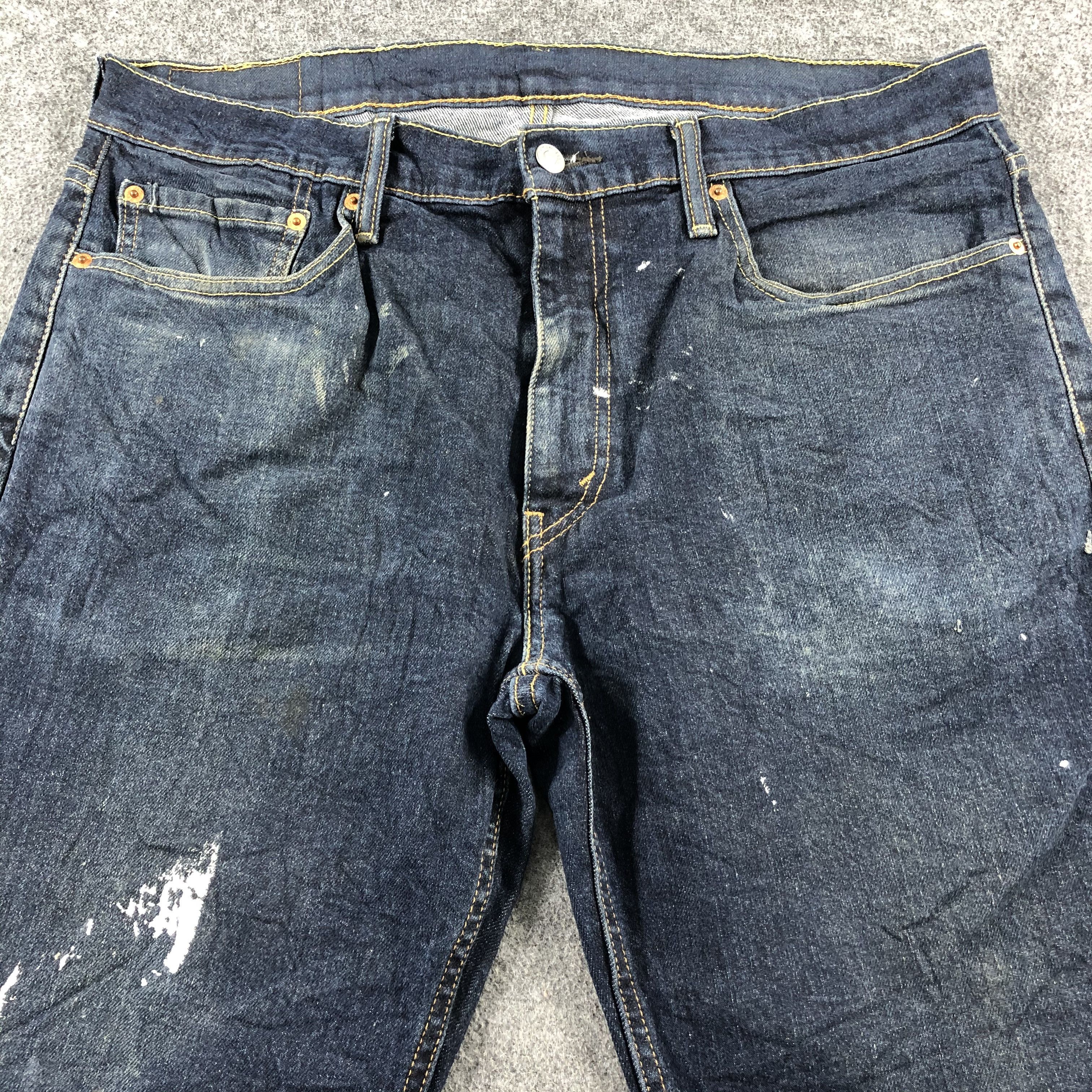 Levi's Vintage Faded Black Levis 514 Jeans-J2610 Size US 36 / EU 52 - 3 Thumbnail