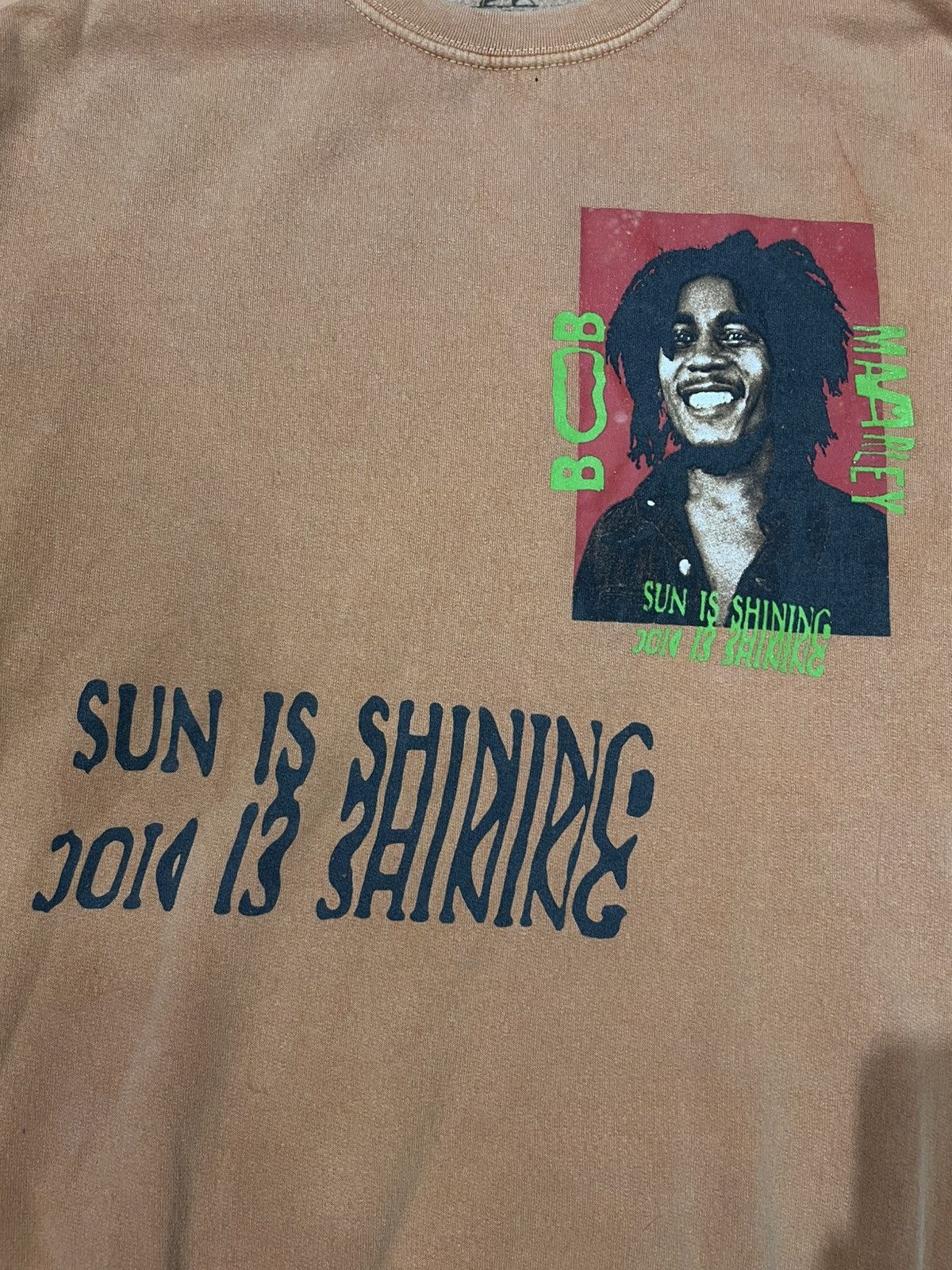 Band Tees × Bob Marley × Vintage Vintage Sweatshirt Bob marley Sun is Shining Size US M / EU 48-50 / 2 - 6 Thumbnail