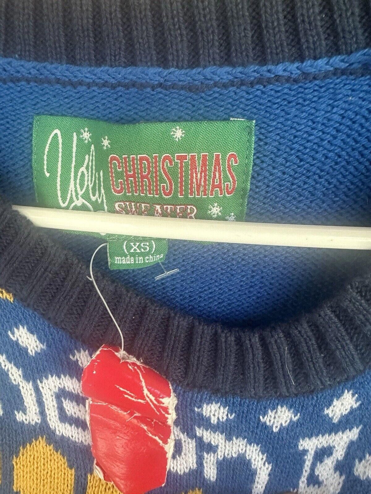 Designer menorah ugly christmas sweater Size XS New But Laundered Size XS / US 0-2 / IT 36-38 - 5 Thumbnail