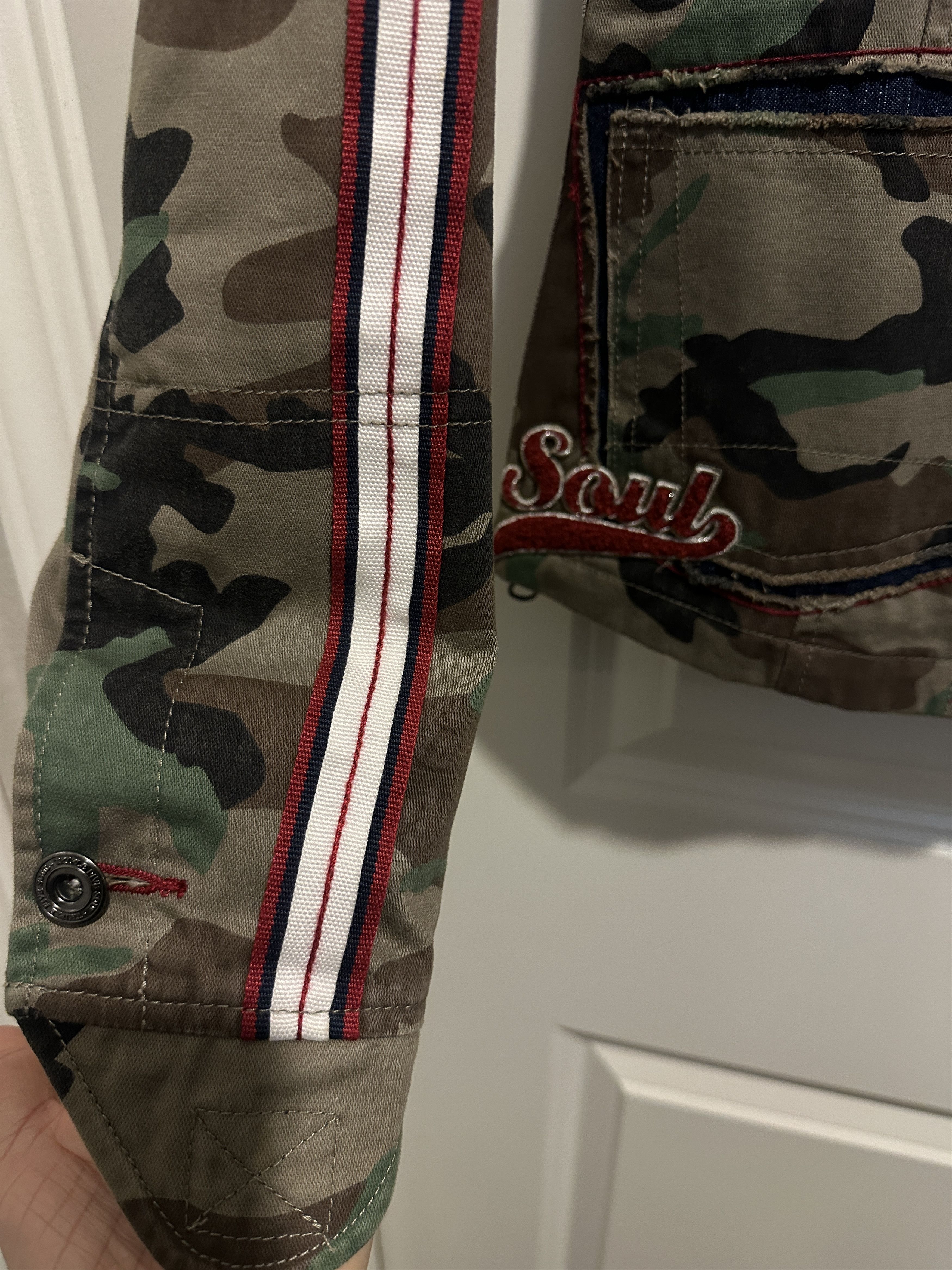 Triple 5 Soul vintage Triple Five Soul E89 camouflage blazer jacket Size S / US 4 / IT 40 - 4 Thumbnail