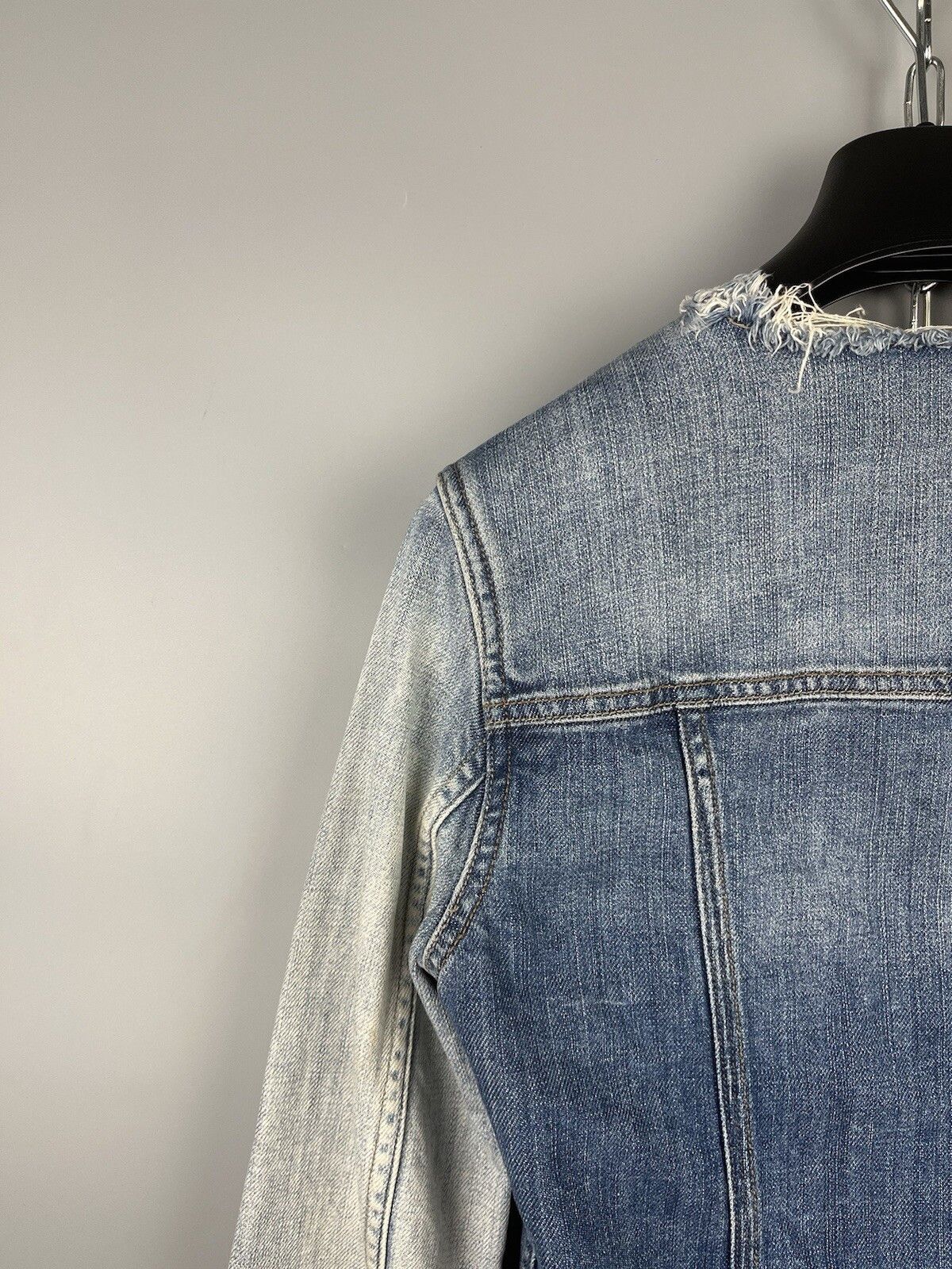 Allsaints Allsaints Womens Aya Denim Casual Jacket Size S / US 4 / IT 40 - 14 Thumbnail