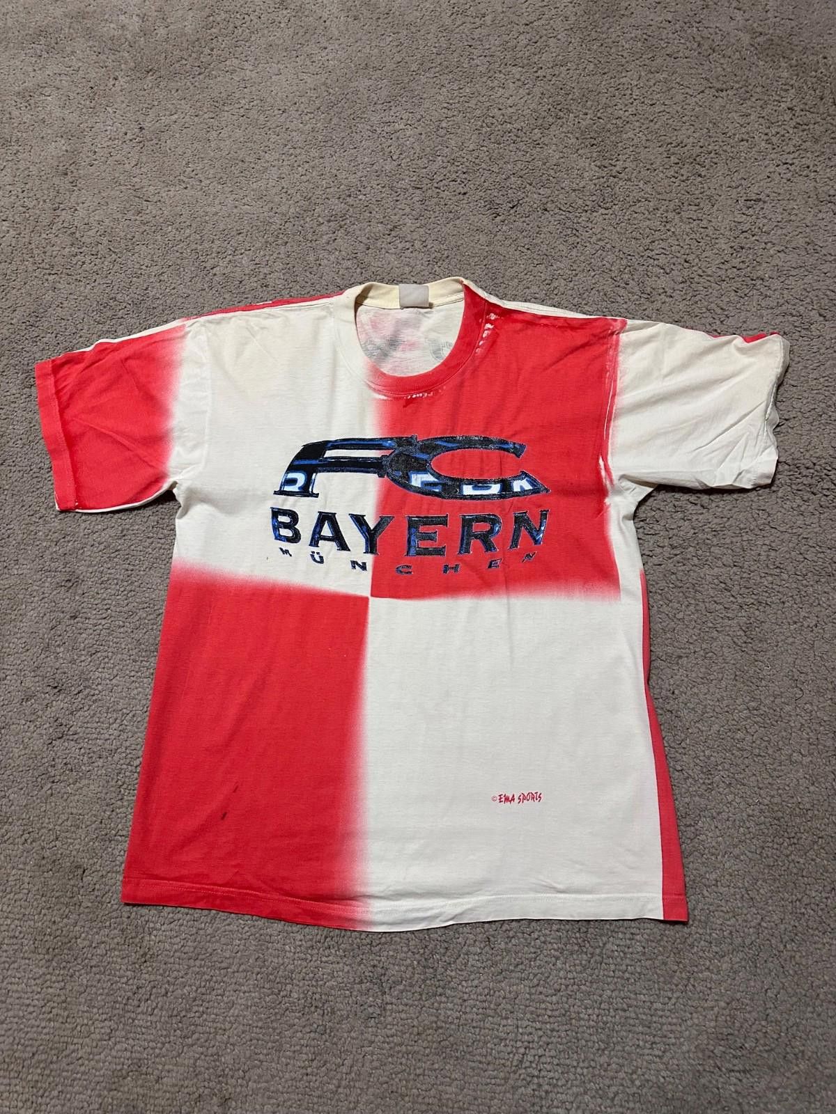Adidas Bayern Munchen Vintage Rare T Shirt Sz L Size US L / EU 52-54 / 3 - 1 Thumbnail