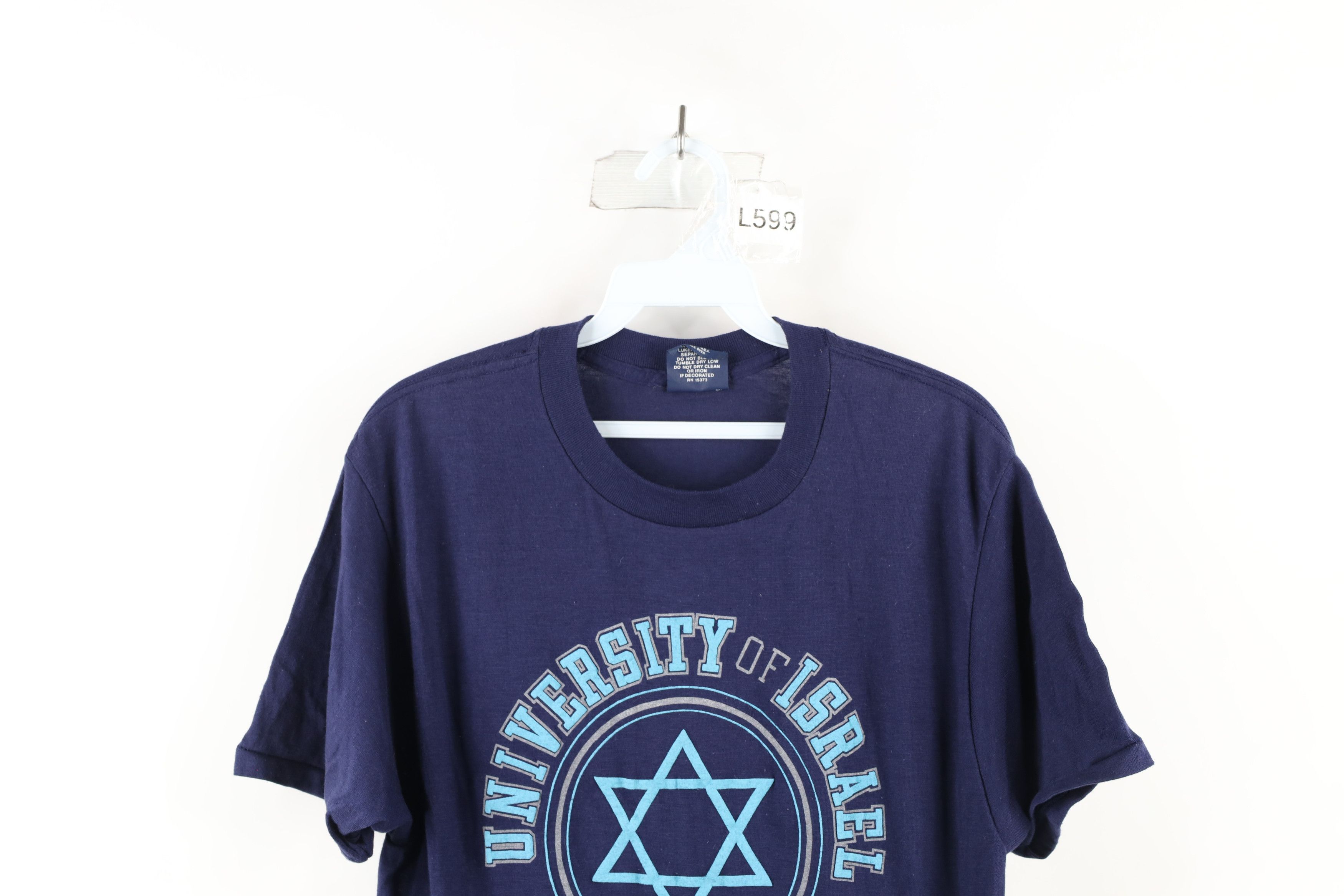 Vintage Vintage 70s Out University of Israel Jerusalem T-Shirt USA Size US L / EU 52-54 / 3 - 2 Thumbnail