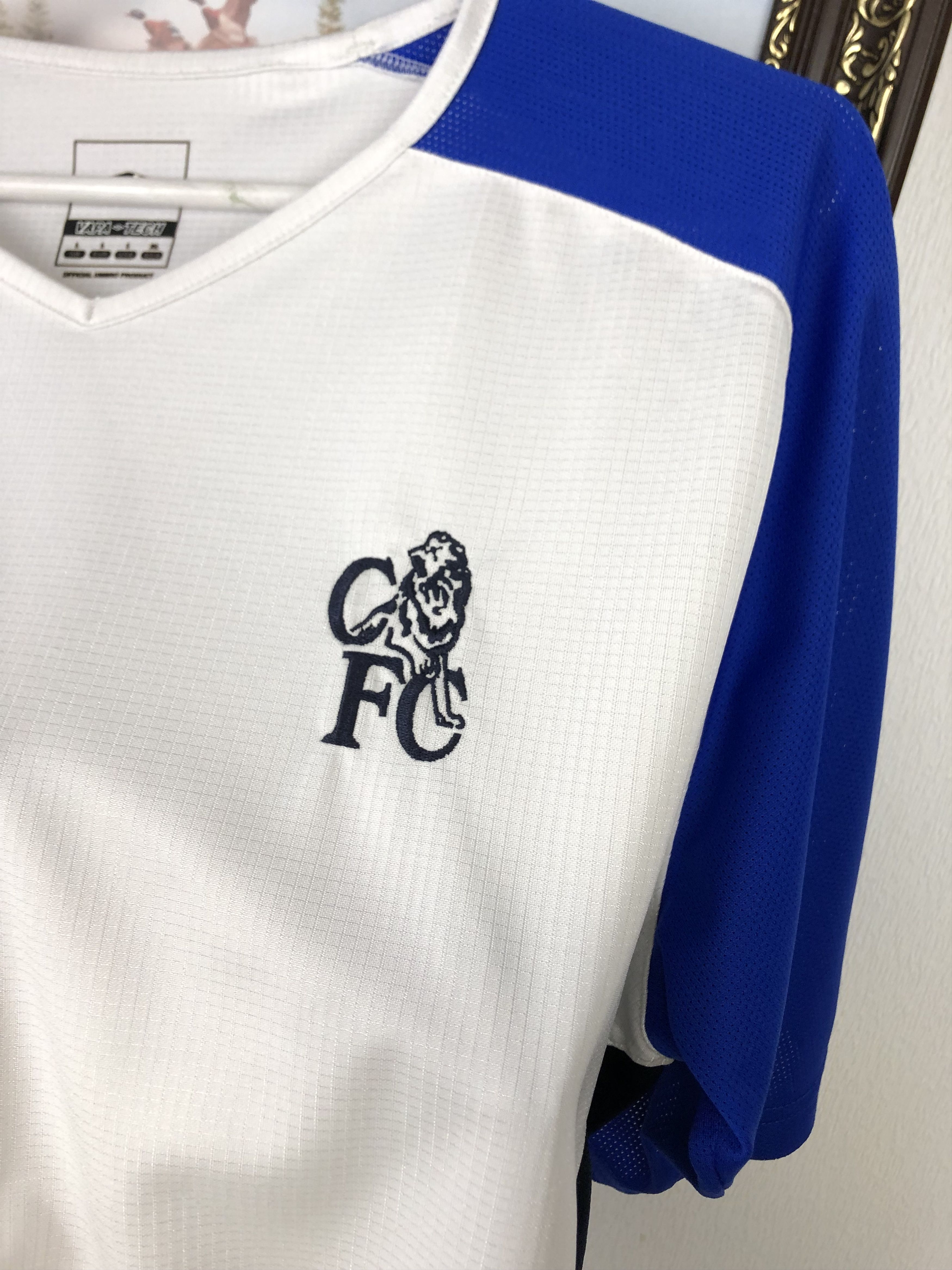 Polo Ralph Lauren Vintage Umbro Chelsea Football Train Shirt Soccer Jersey Size US L / EU 52-54 / 3 - 3 Thumbnail