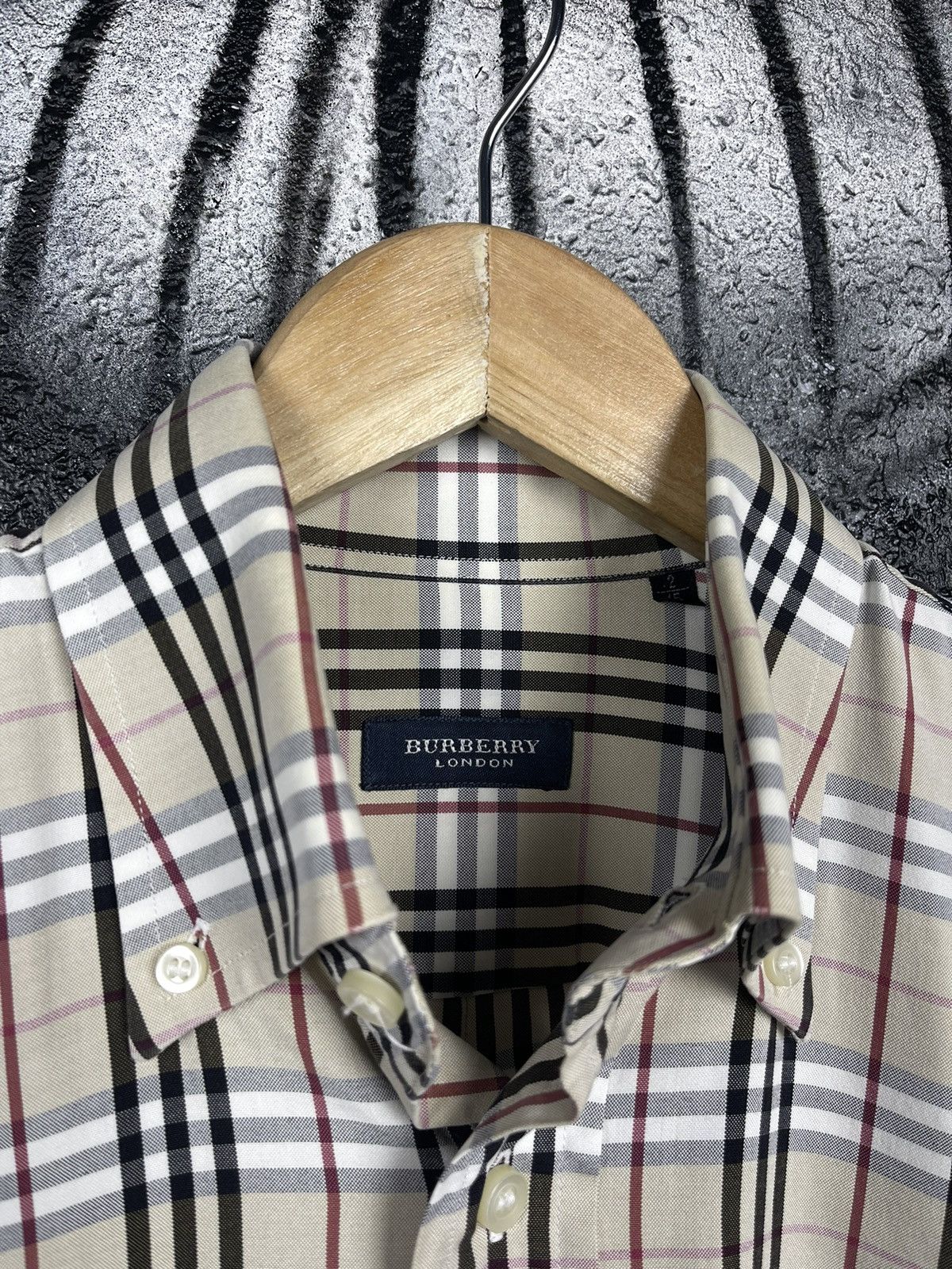 Burberry × Vintage Burberry London Nova Check Button Up Shirt Men’s Size US L / EU 52-54 / 3 - 4 Thumbnail