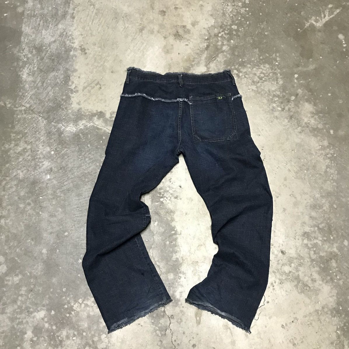 Diesel × Vintage Crazy Vintage Y2K Diesel Baggy Wide Leg Distressed Jeans Size US 34 / EU 50 - 5 Thumbnail