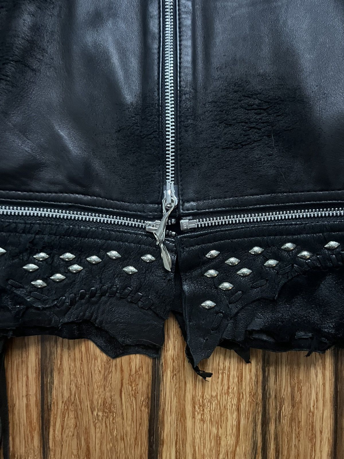 14th Addiction 14th Addiction 1-of-1 Custom Hooded Cross Zip Jacket Size US L / EU 52-54 / 3 - 3 Thumbnail