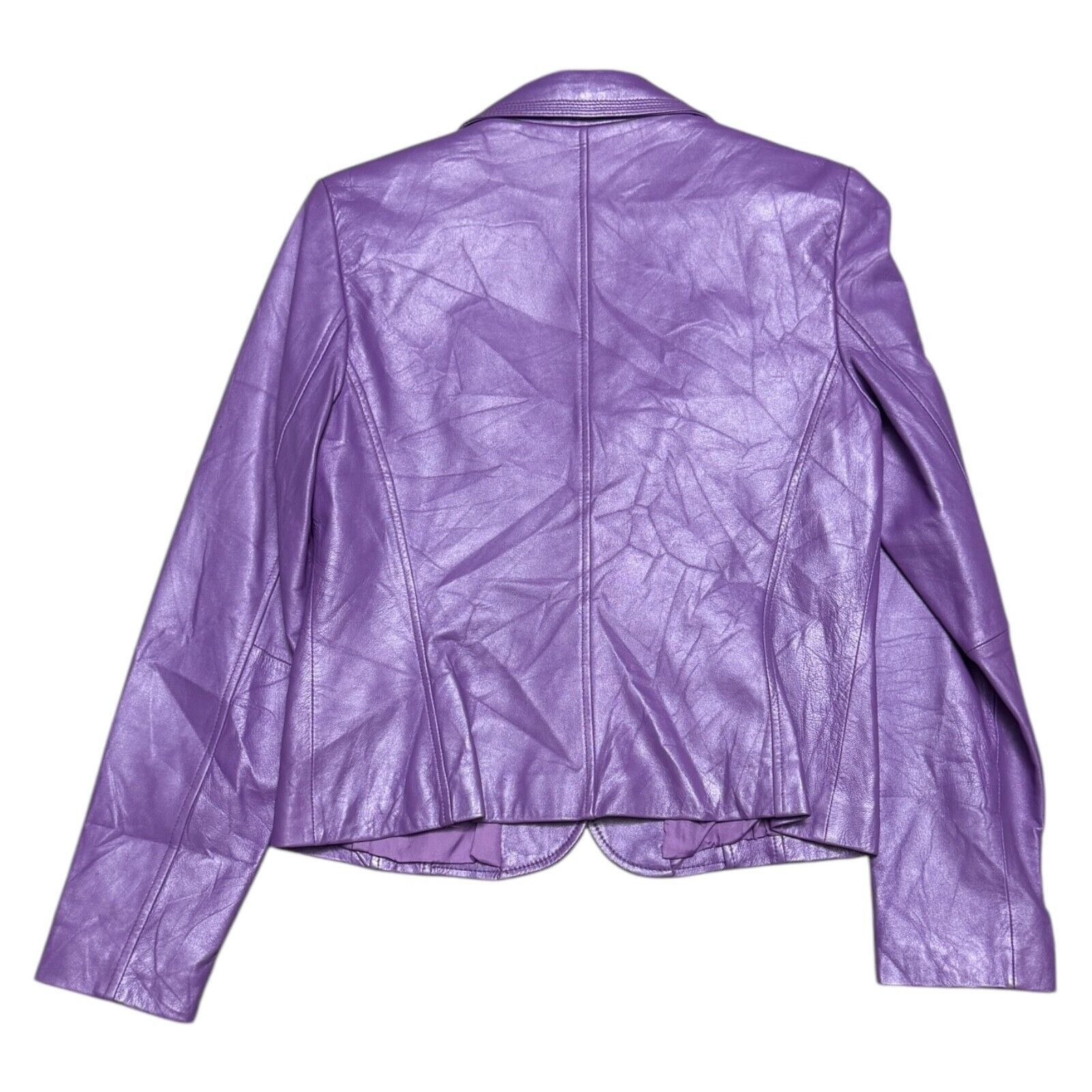 Alfani ALFANI GENUINE LEATHER Luxury Designer Jacket Coat Medium Size M / US 6-8 / IT 42-44 - 5 Thumbnail