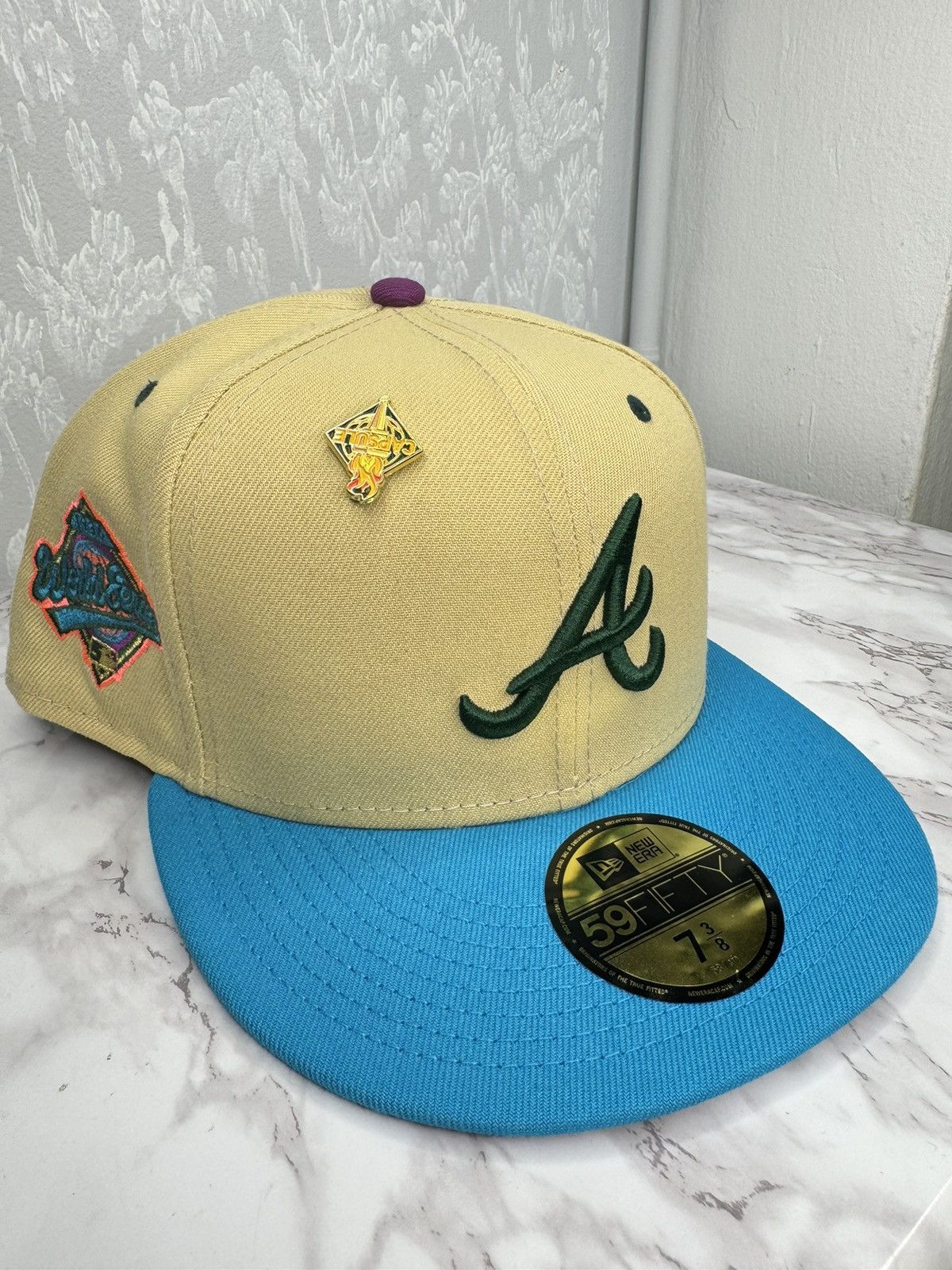 New Era Atlanta Braves X Capsule 7 3/8 2 tone fitted Size ONE SIZE - 2 Thumbnail