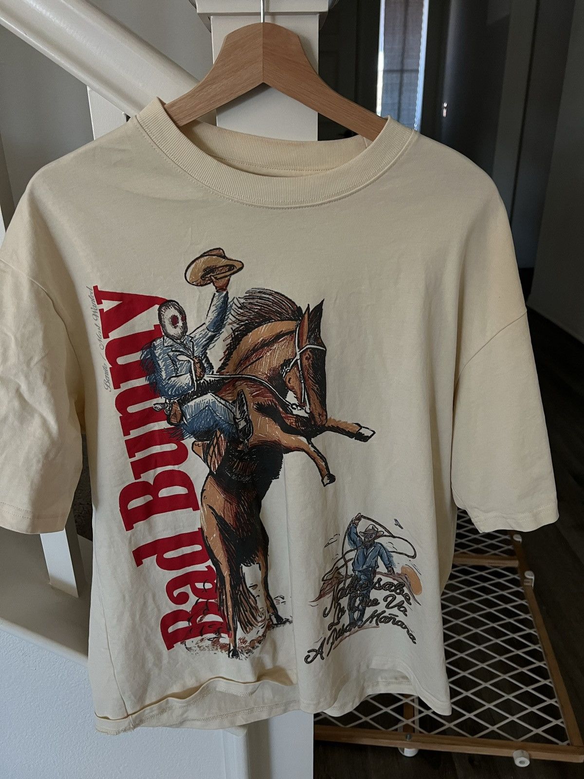 Vintage Sebastian Sierra Bad Bunny Tee Size US S / EU 44-46 / 1 - 1 Thumbnail