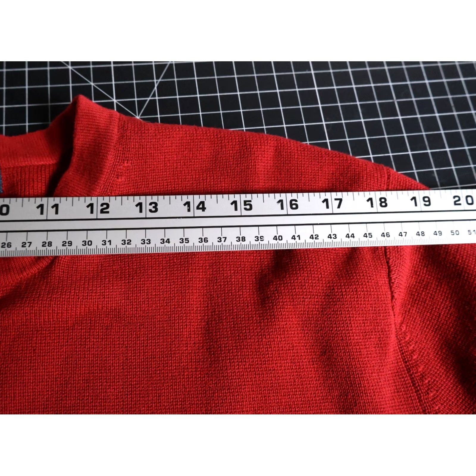 Cherokee VINTAGE Cherokee Sweater Men XL Red Striped 100% Cotton Knit Crewneck VTG Pullover Size US XL / EU 56 / 4 - 7 Thumbnail