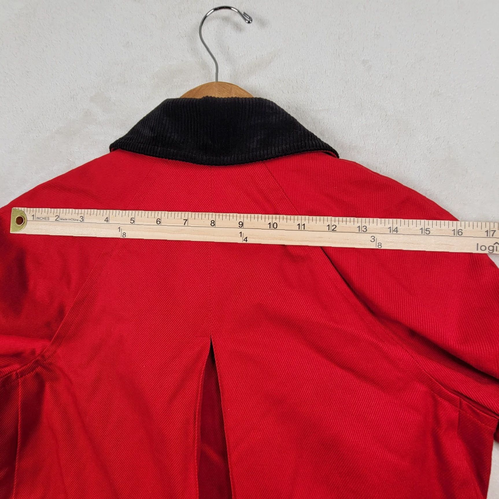 Ralph Lauren VINTAGE Lauren Ralph Lauren Womens Equestrian Red Jacket PS Petite Small Cotton Mid-Length Lightweight Full Zip Collared Pockets Boys? Size S / US 4 / IT 40 - 6 Thumbnail