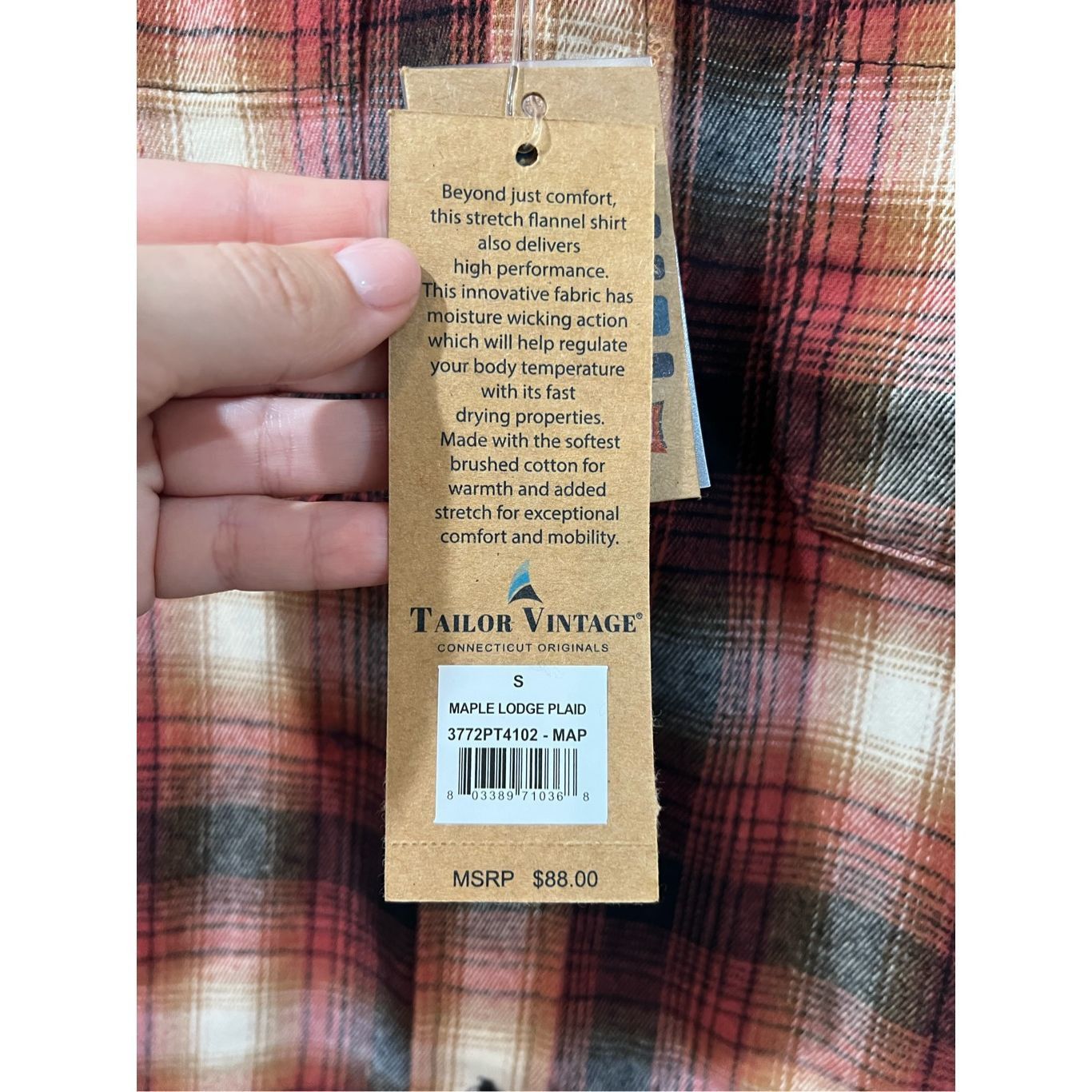 Other Tailor Vintage NWT Maple Lodge Plaid Long Sleeve Men’s Butto Size US S / EU 44-46 / 1 - 3 Thumbnail
