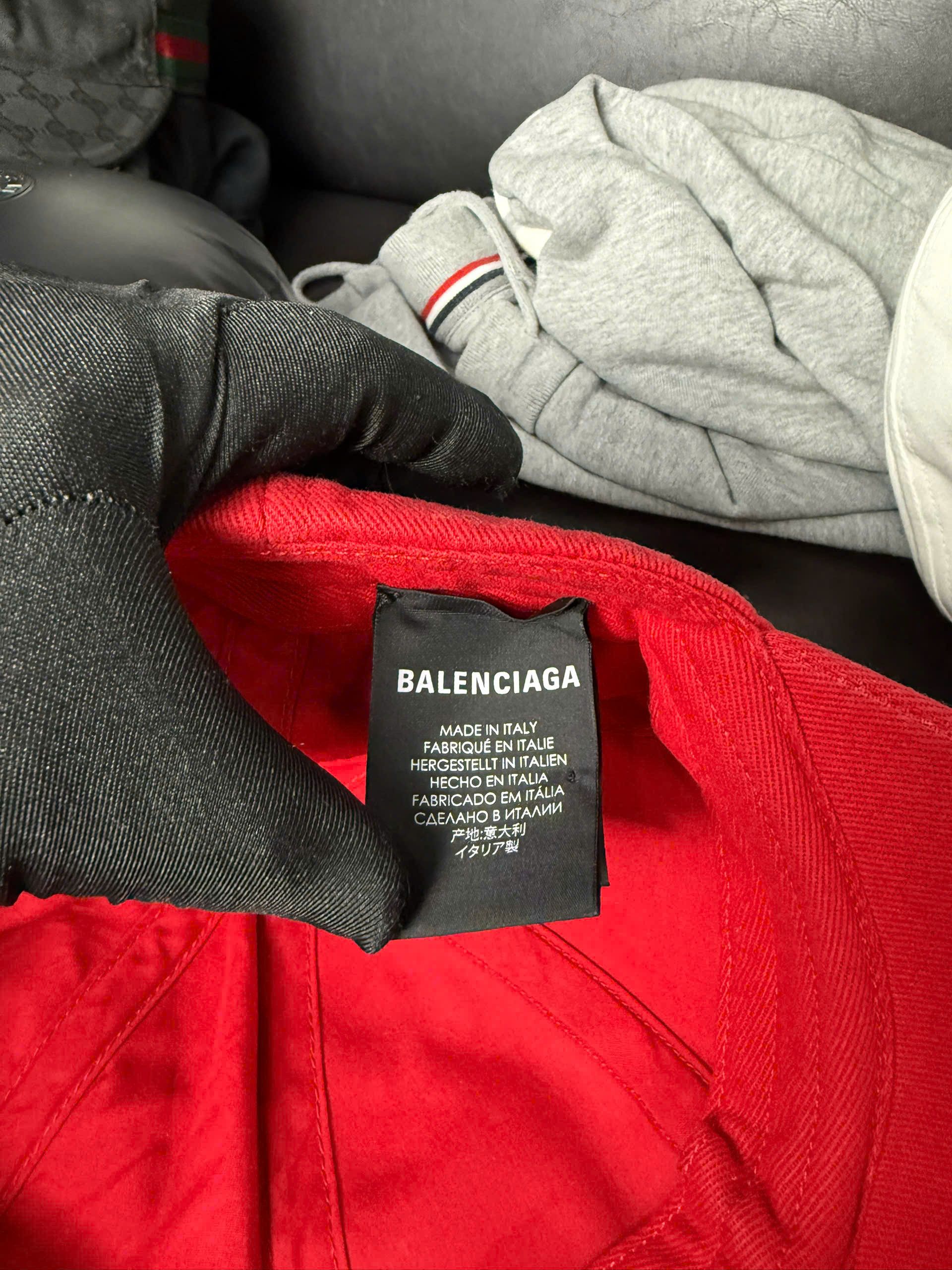 Balenciaga BALEN RED CAP Size ONE SIZE - 4 Thumbnail