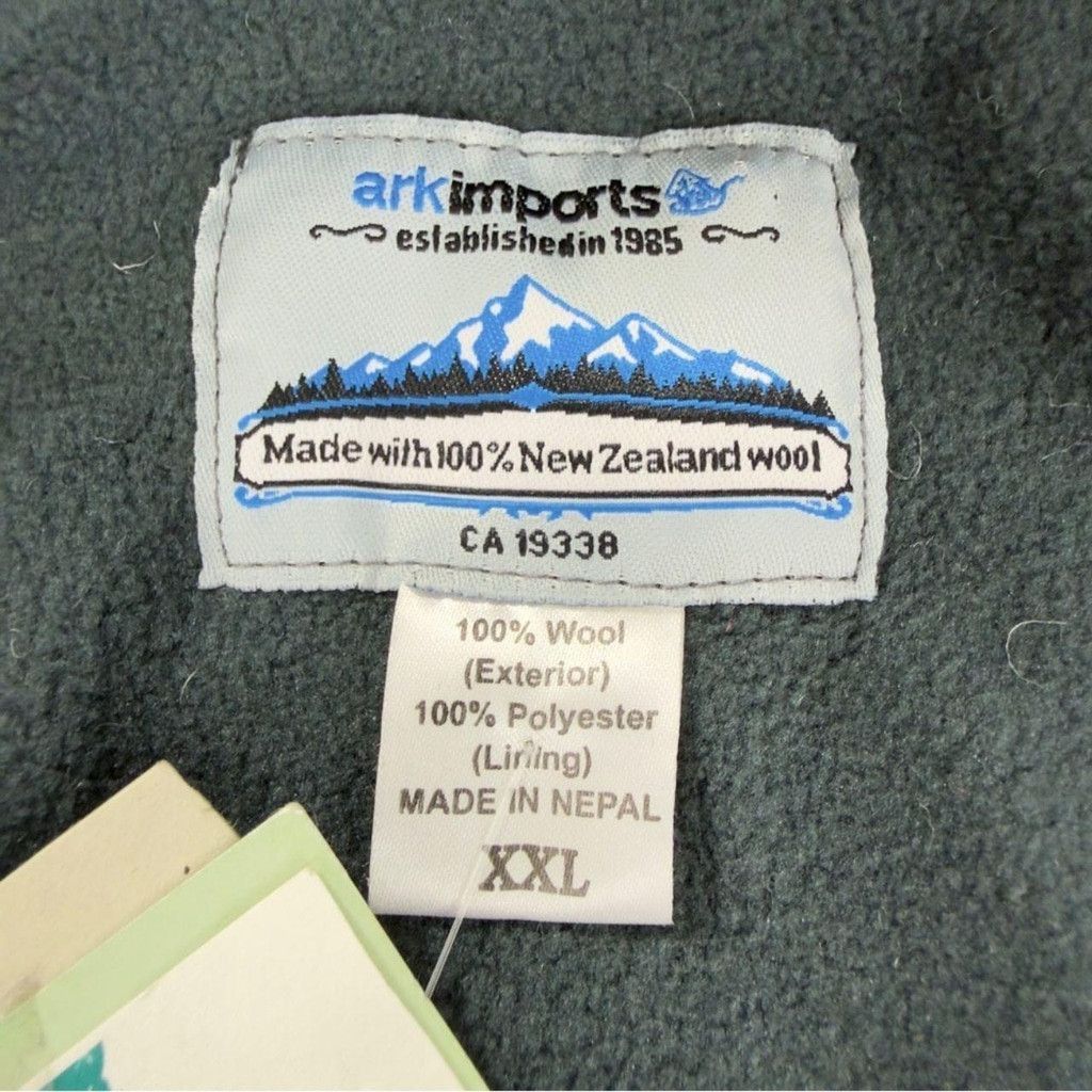 Other VTG Ark Imports Men's Sz XXL 100% New Zealand Wool Cowichan Size US XXL / EU 58 / 5 - 2 Thumbnail