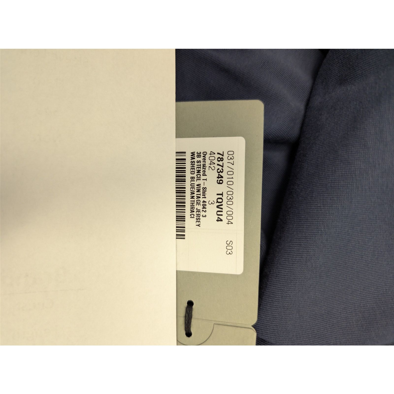 Balenciaga o1rshd1 Q:2 / 3B Stencil Oversized Vintage Jersey T-Shirt Size US L / EU 52-54 / 3 - 23 Thumbnail
