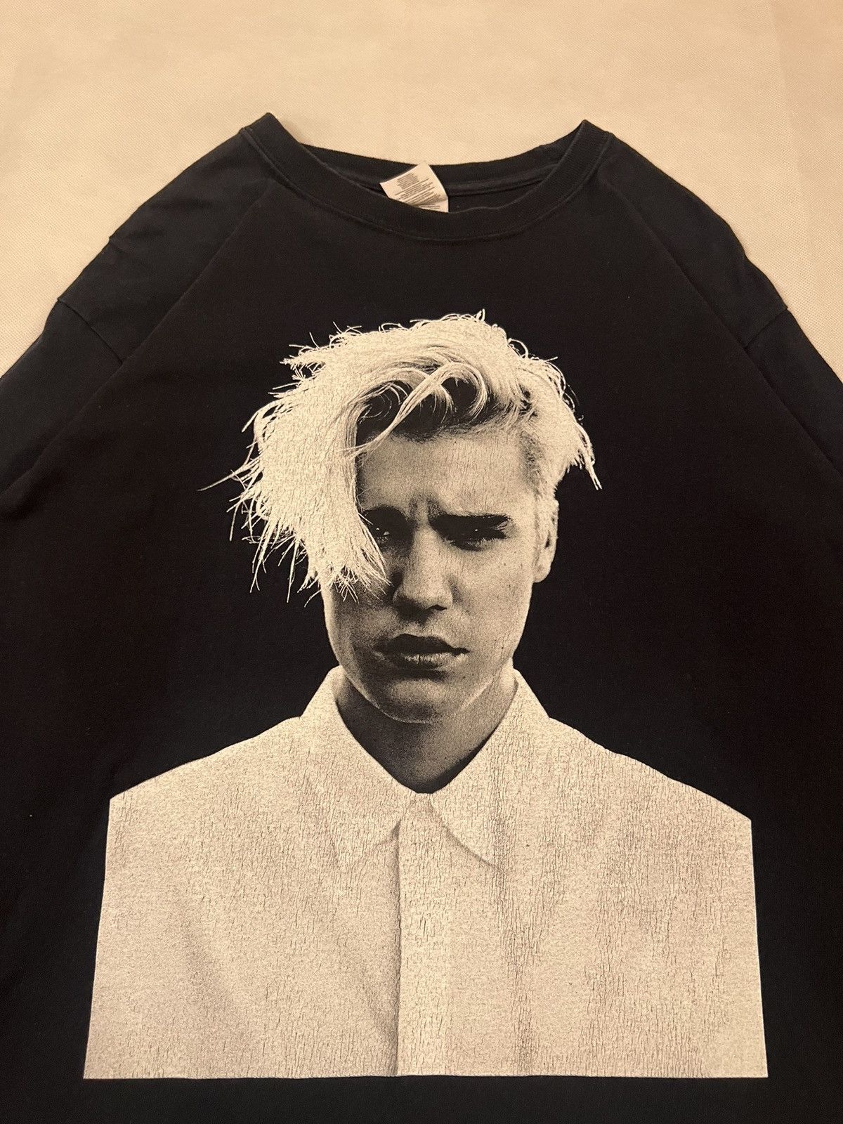 ジャスティンビーバー　purpose tour vintage Vintage Justin Bieber Purpose Tour Y2K Long Sleeves Tshirt