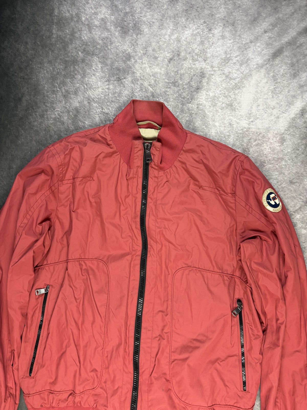 Napapijri × Vintage Vintage Napajiri Jacket Shell Windbreaker Track Jacket Coral Size US L / EU 52-54 / 3 - 2 Thumbnail